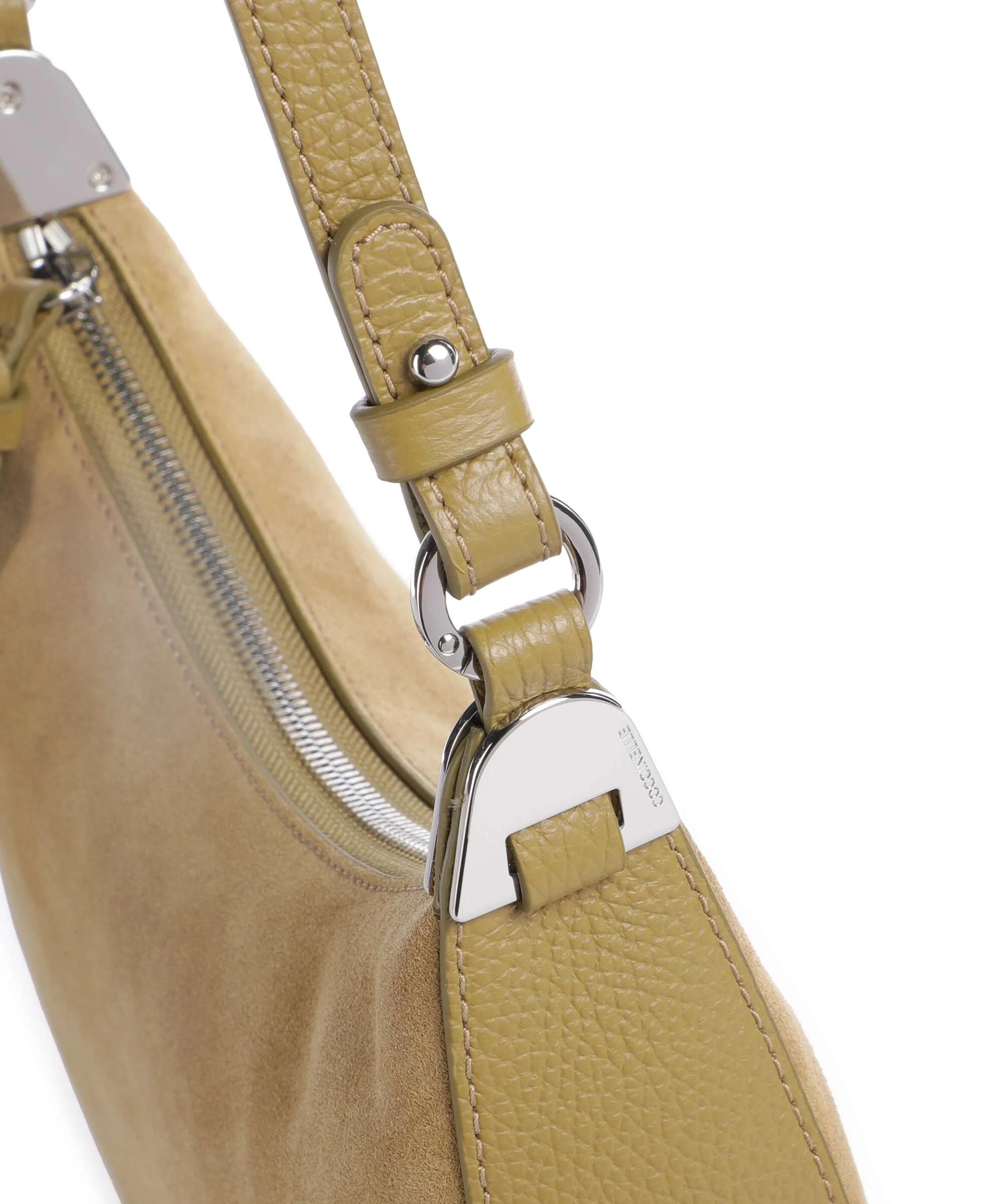 Coccinelle Fujiko Suede Crossbody tas seagrass - Image 4