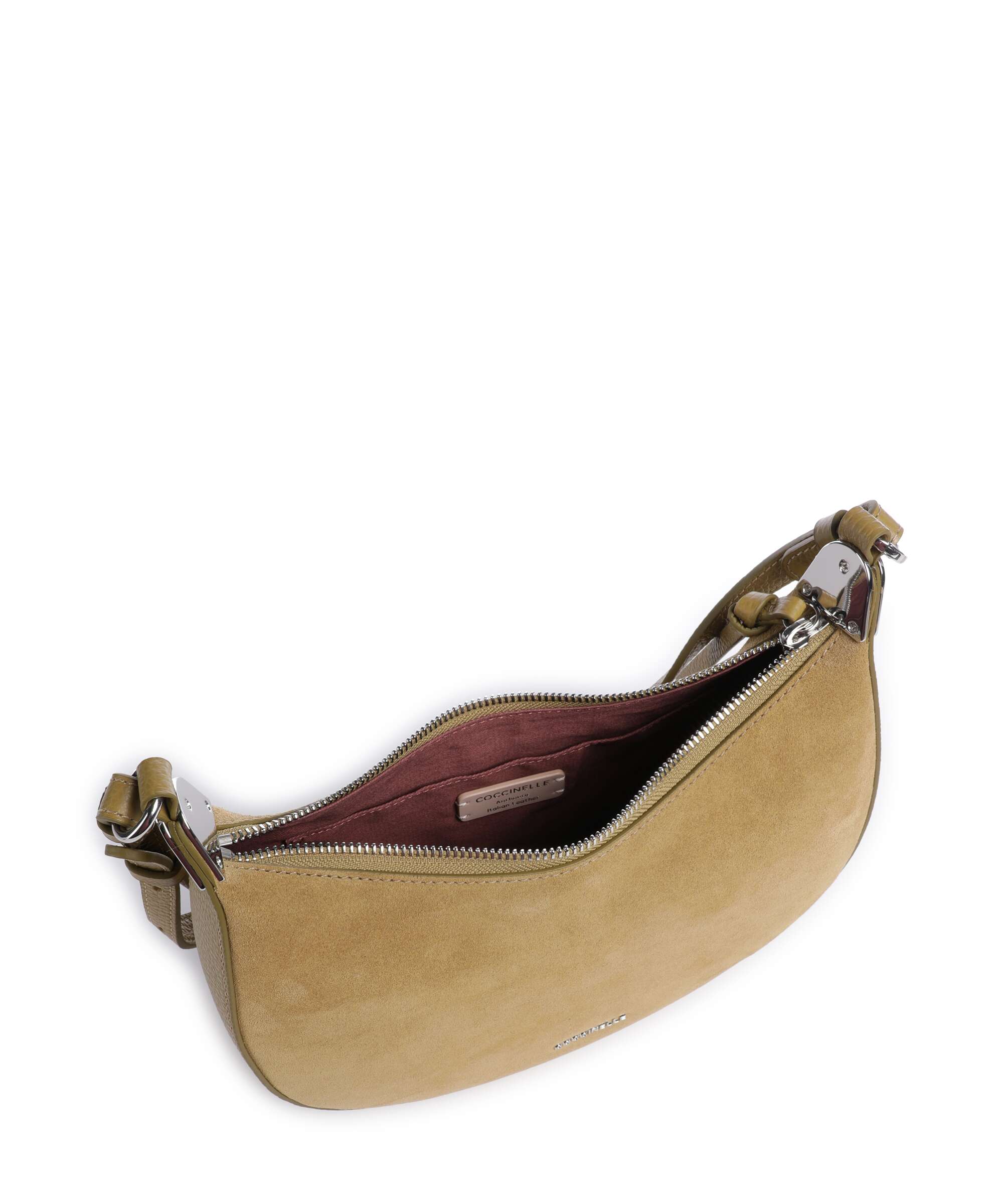 Coccinelle Fujiko Suede Crossbody tas seagrass - Image 6