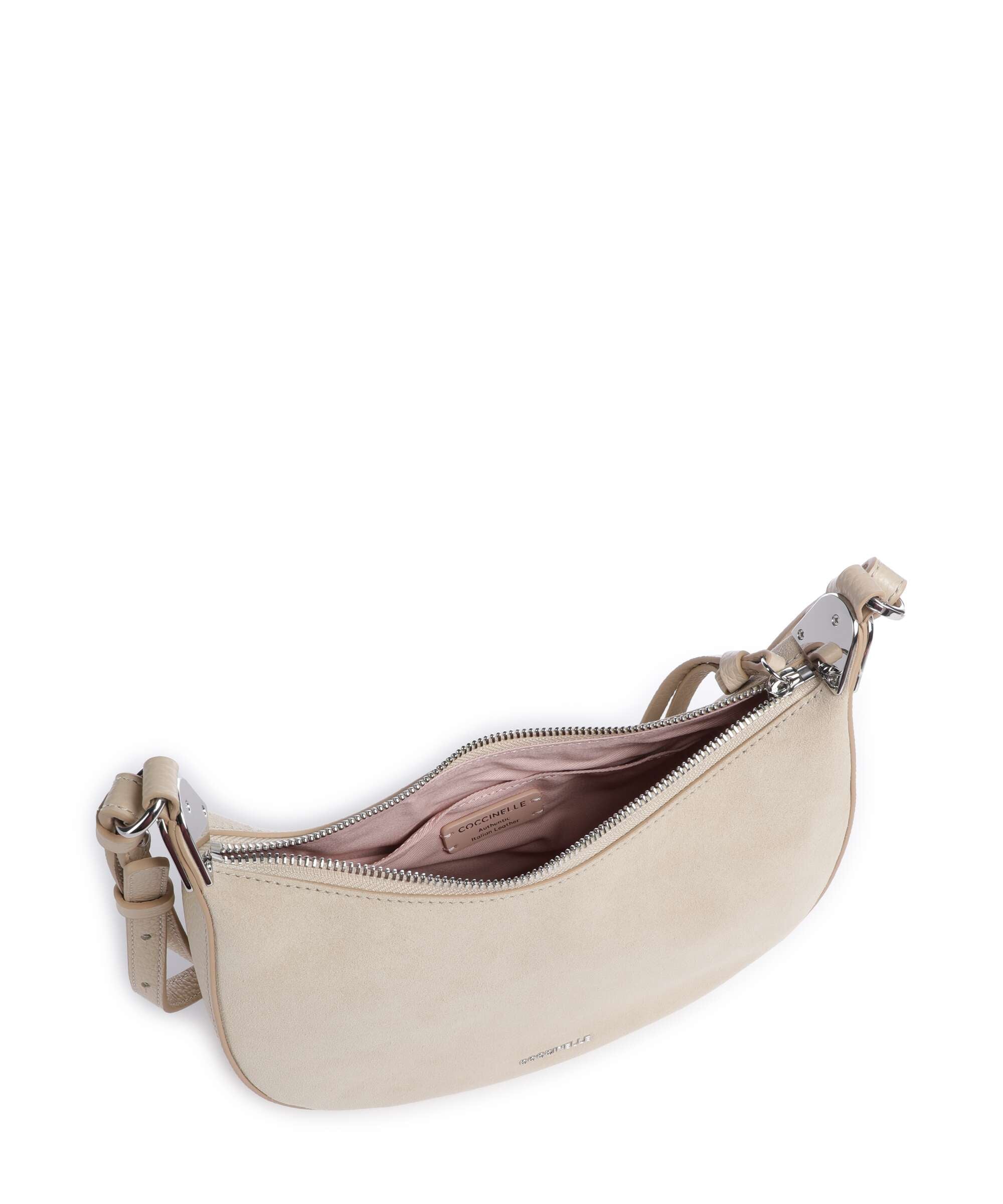 Coccinelle Fujiko Suede Crossbody tas sandshell - Image 6
