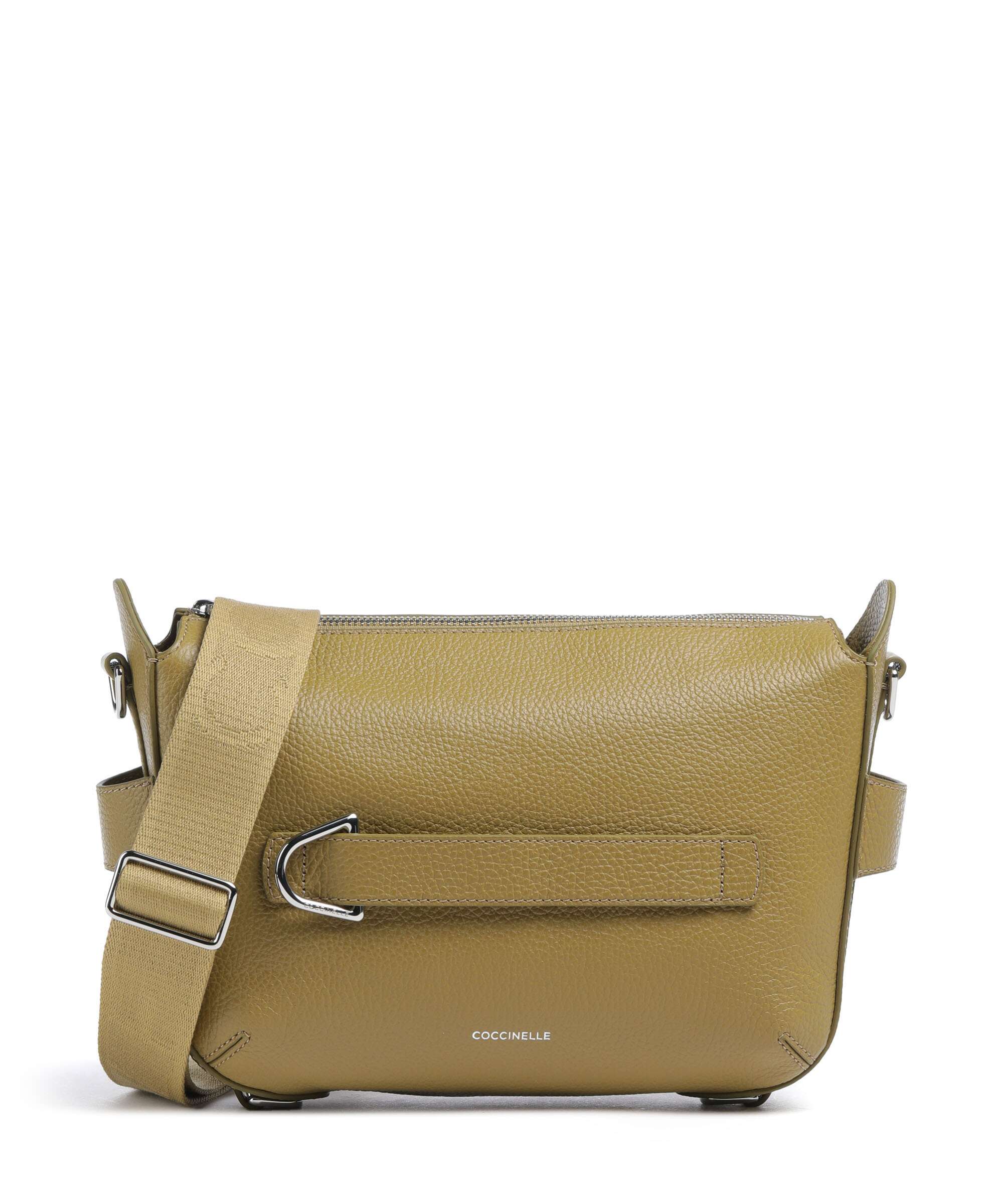 Coccinelle Gretel Ribbon Crossbody tas seagrass
