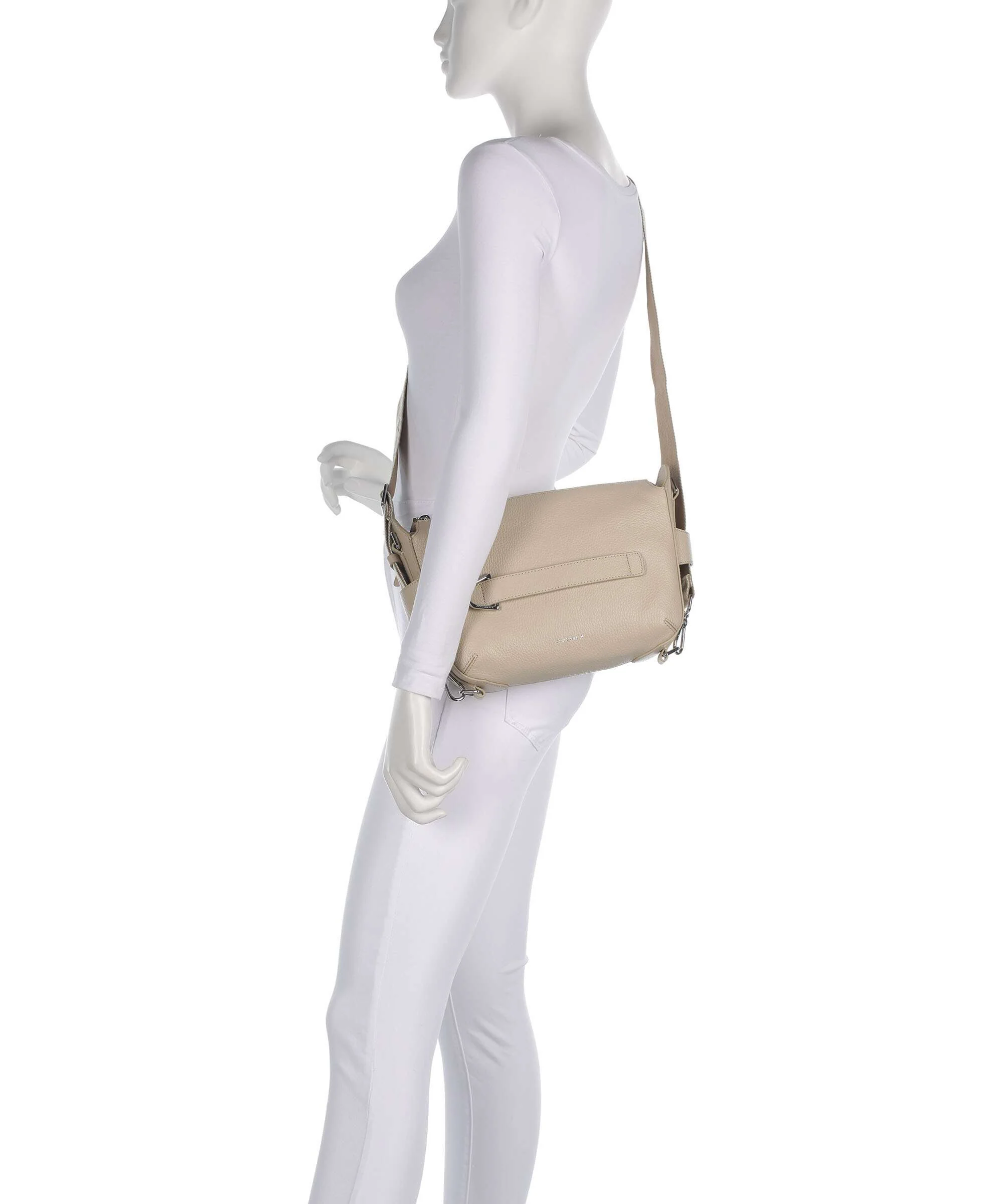 Coccinelle Gretel Ribbon Crossbody tas sandshell - Image 3