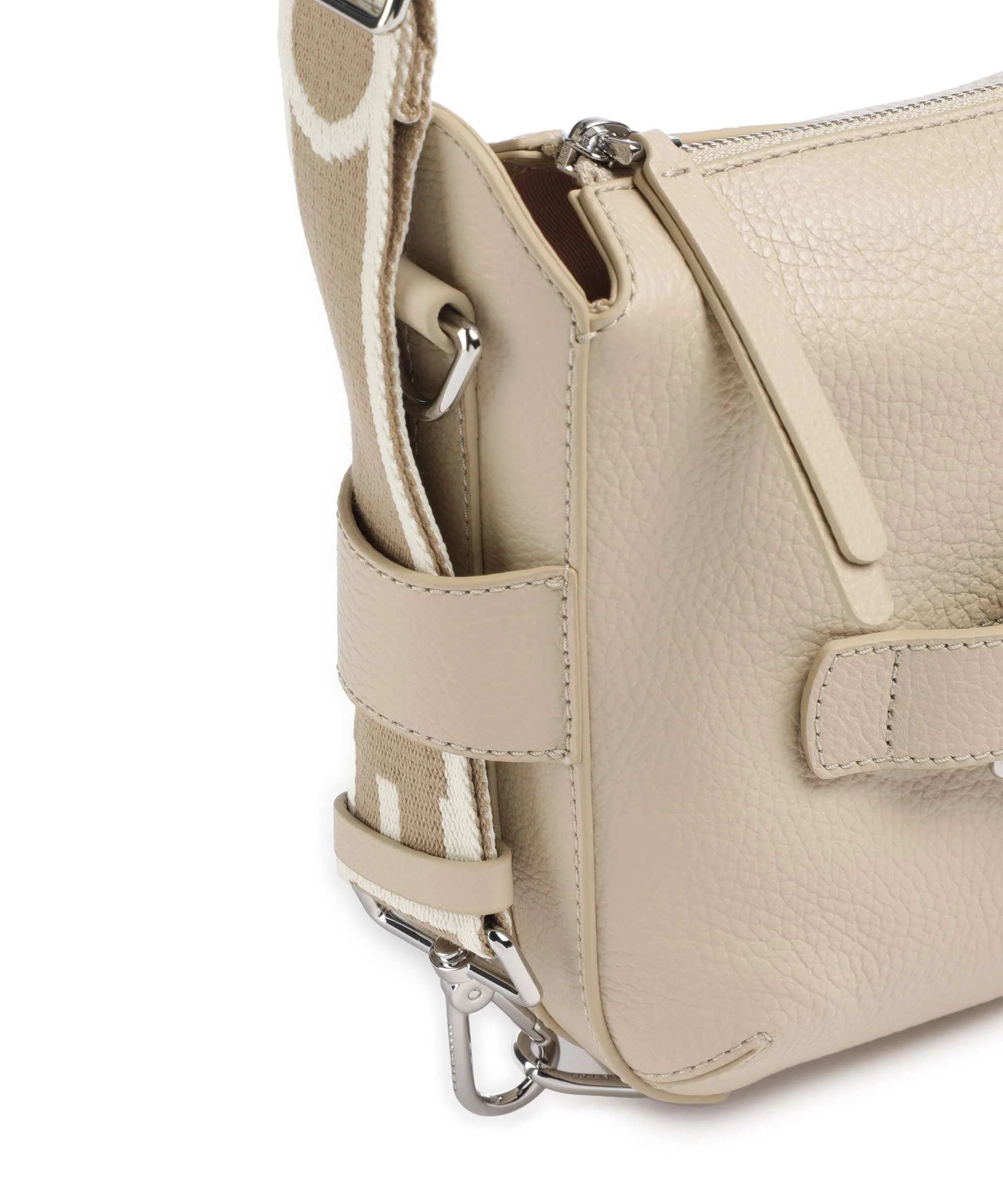 Coccinelle Gretel Ribbon Crossbody tas sandshell - Image 4