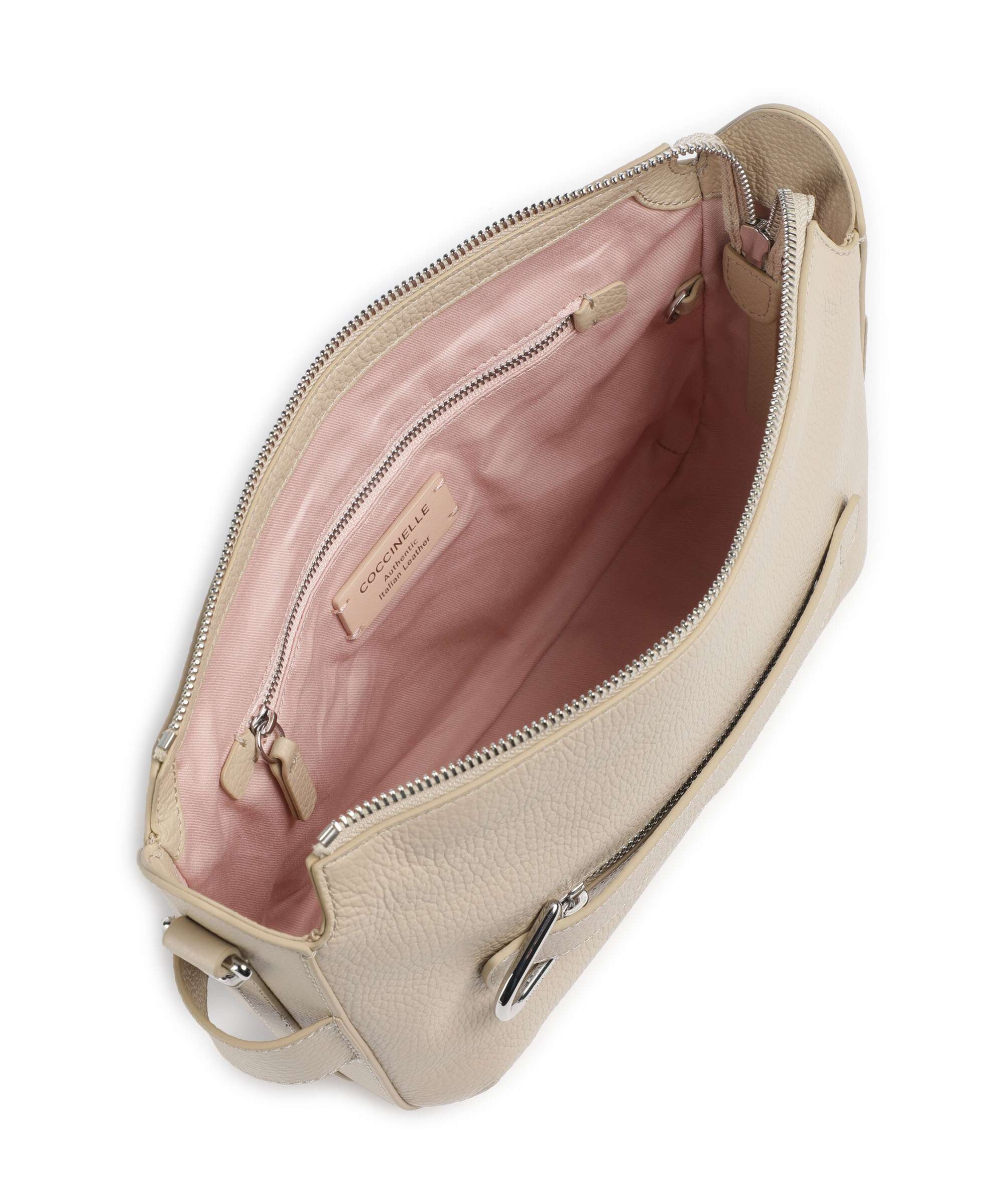 Coccinelle Gretel Ribbon Crossbody tas sandshell - Image 6