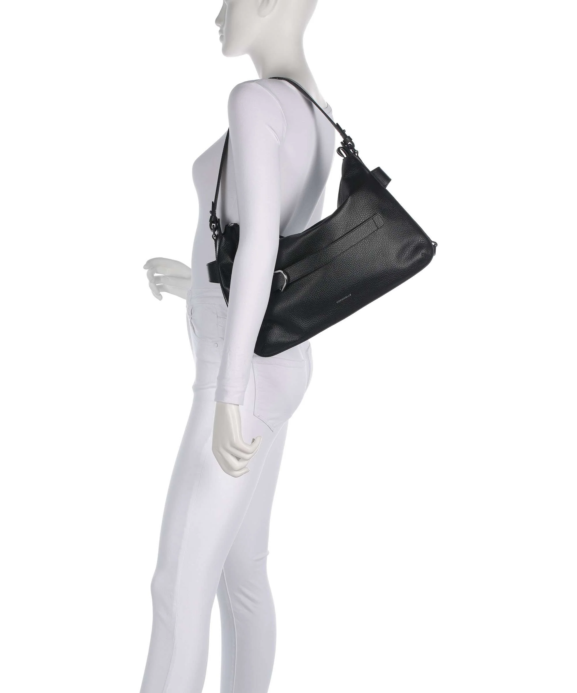 Coccinelle Gretel Ribbon Hobo tas noir - Image 3