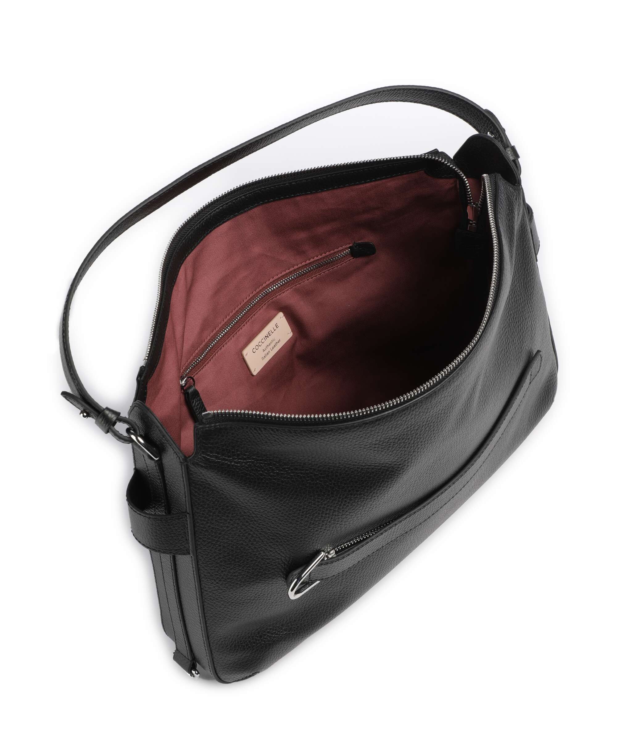 Coccinelle Gretel Ribbon Hobo tas noir - Image 6