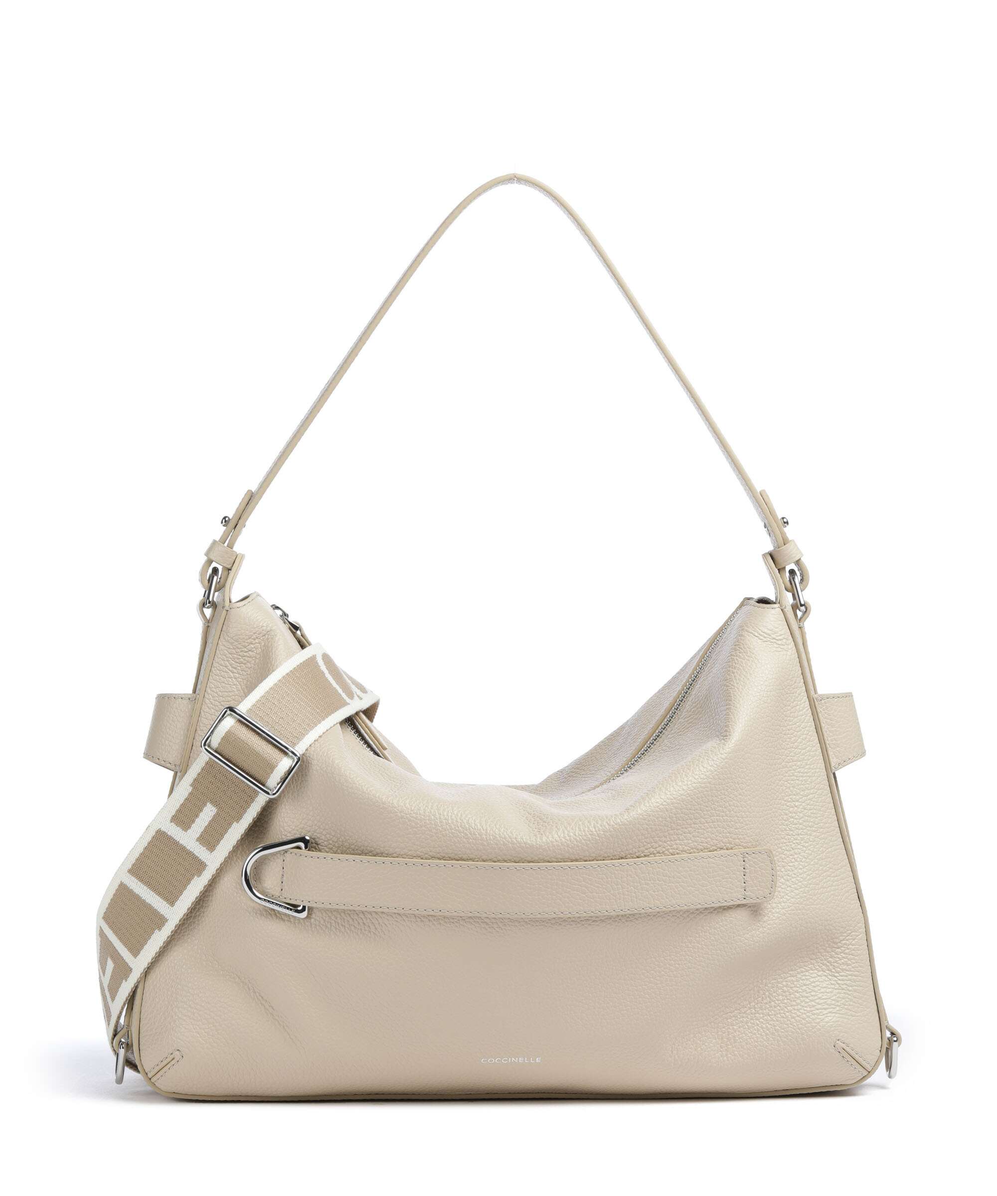 Coccinelle Gretel Ribbon Hobo tas sandshell