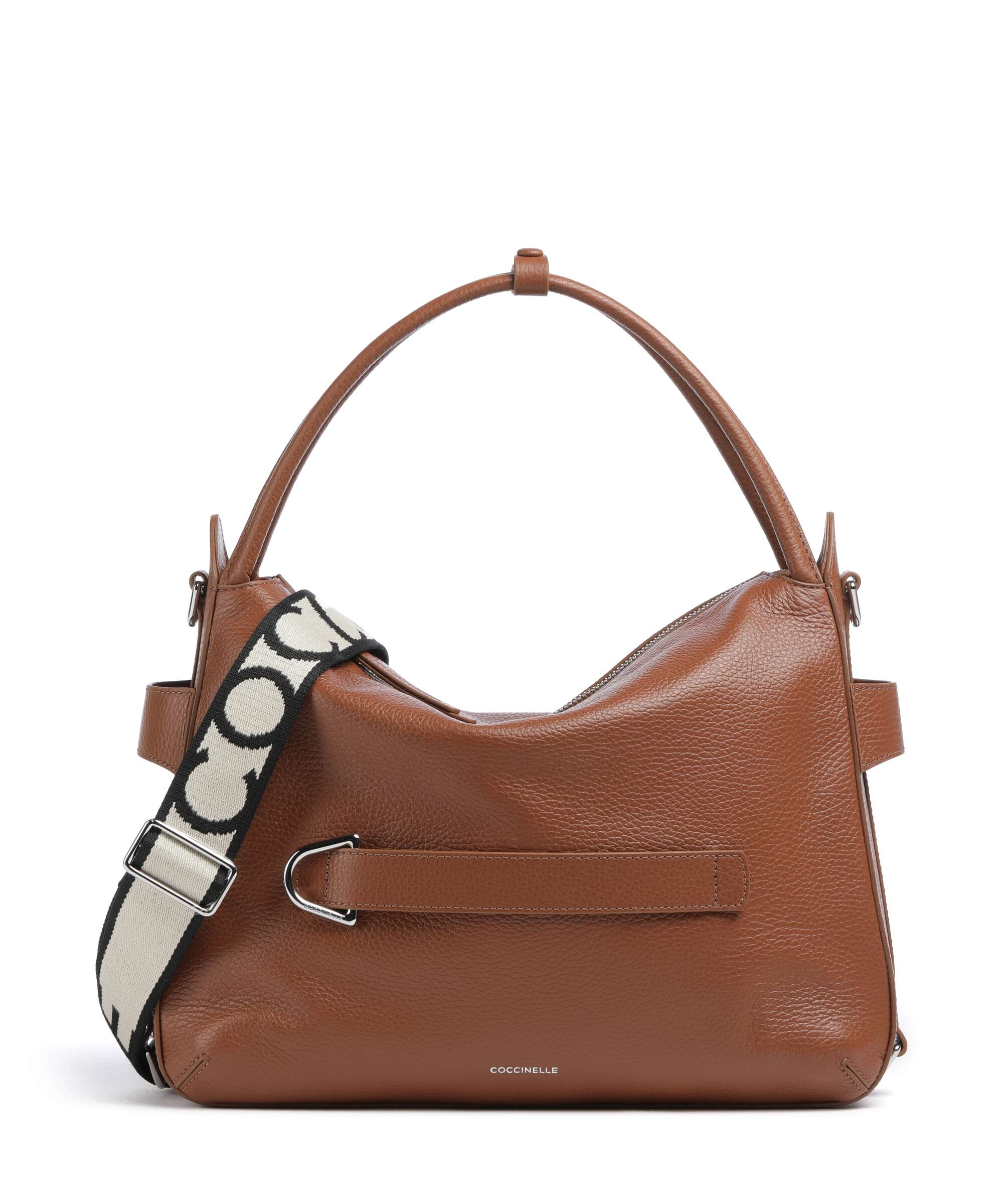 Coccinelle Gretel Ribbon Hobo tas cognac