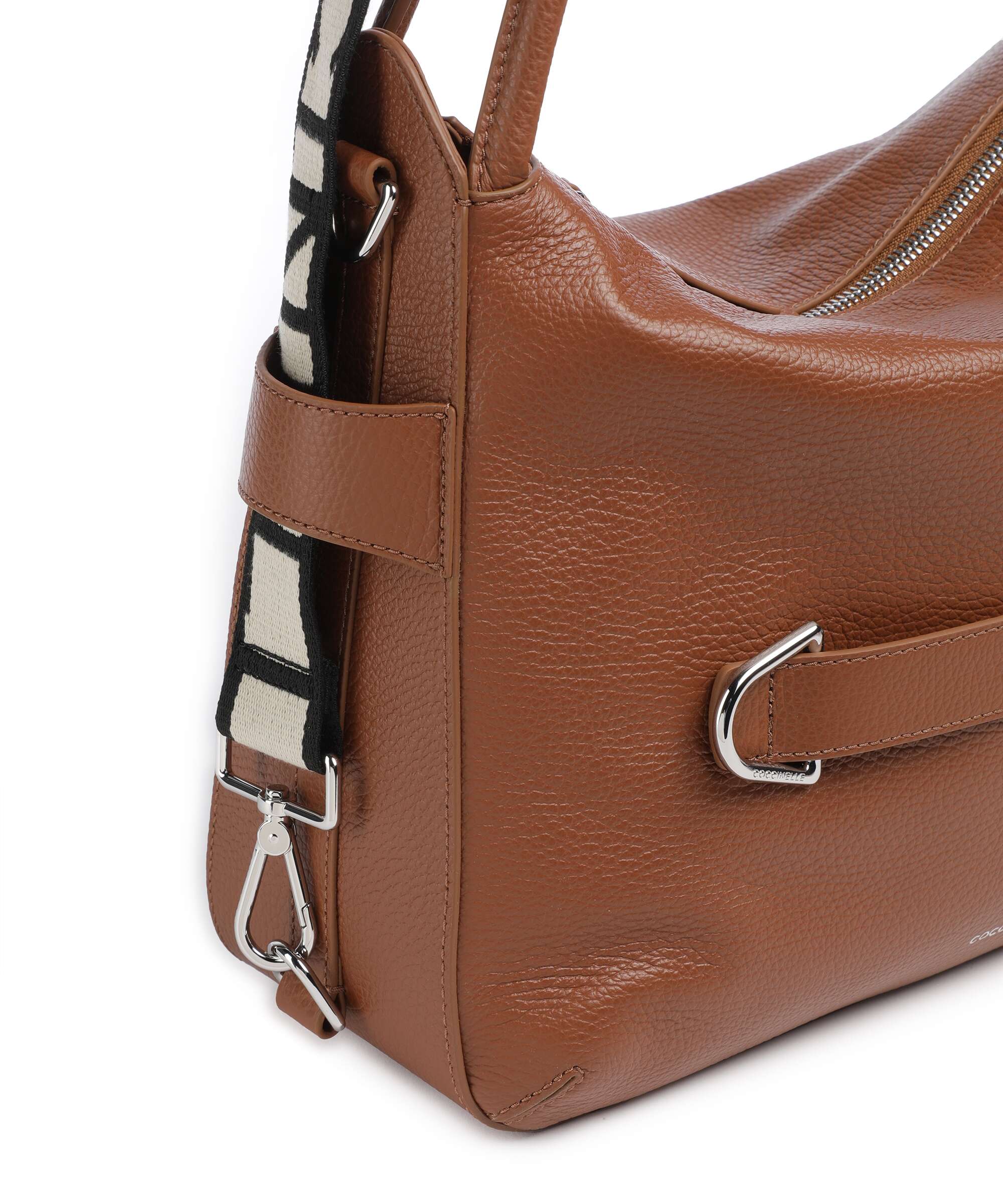 Coccinelle Gretel Ribbon Hobo tas cognac - Image 4