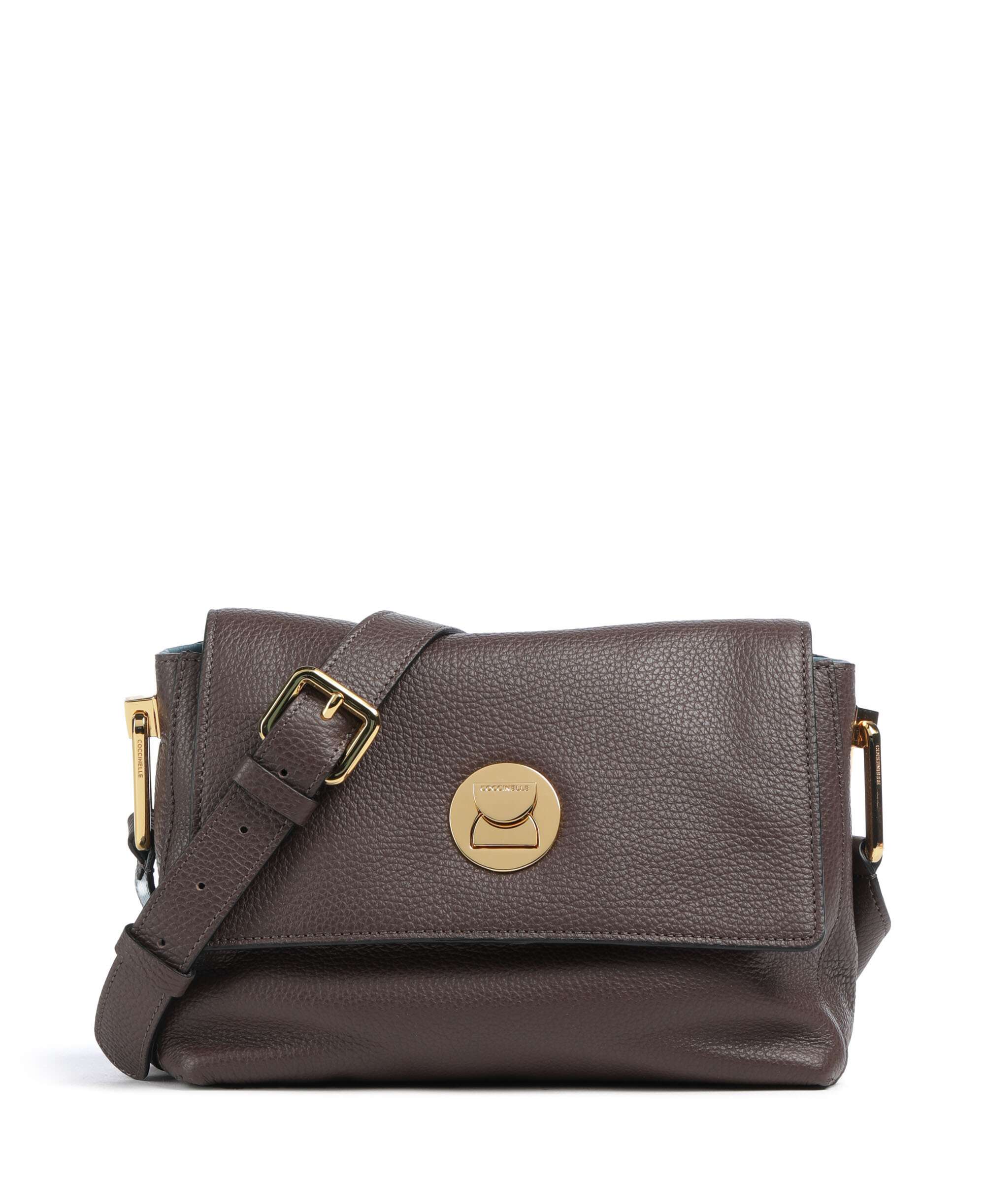 Coccinelle Liya Crossbody tas brunette/arctic blue
