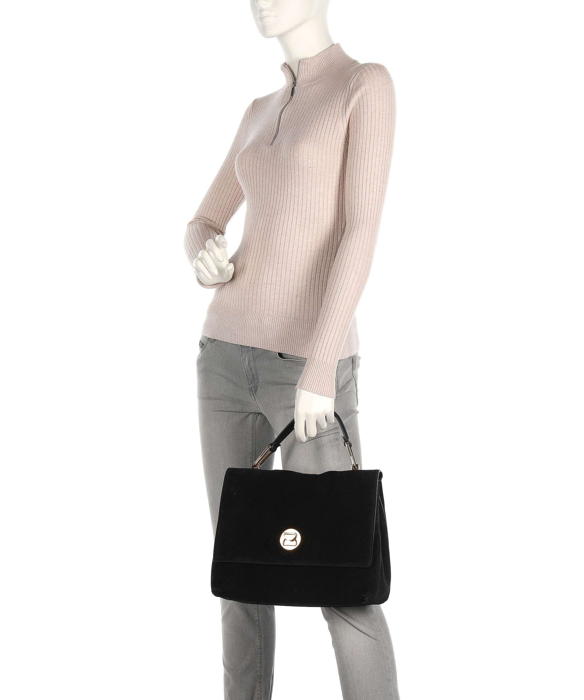 Coccinelle Liya Suede Handtas noir - Image 3