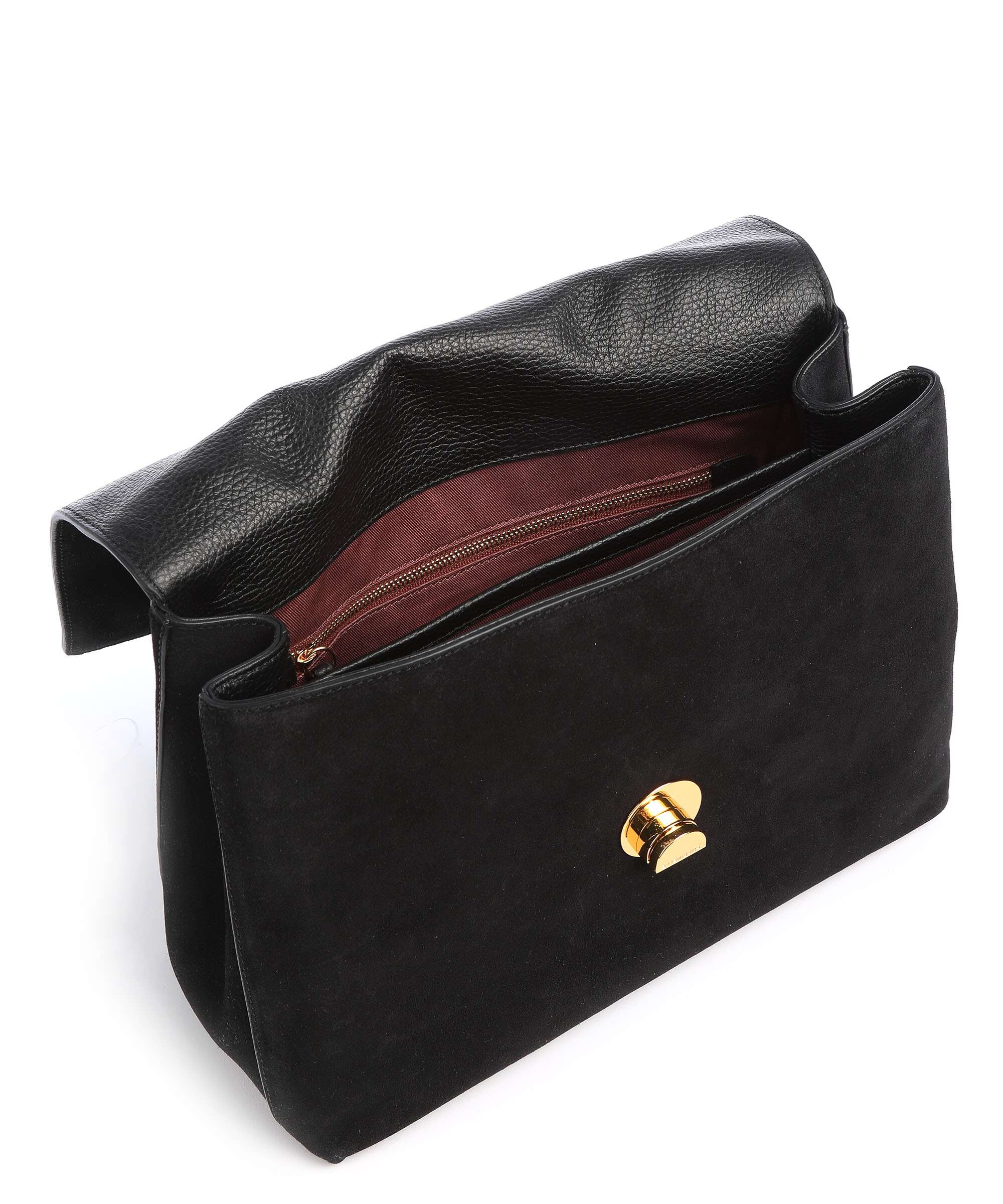 Coccinelle Liya Suede Handtas noir - Image 6