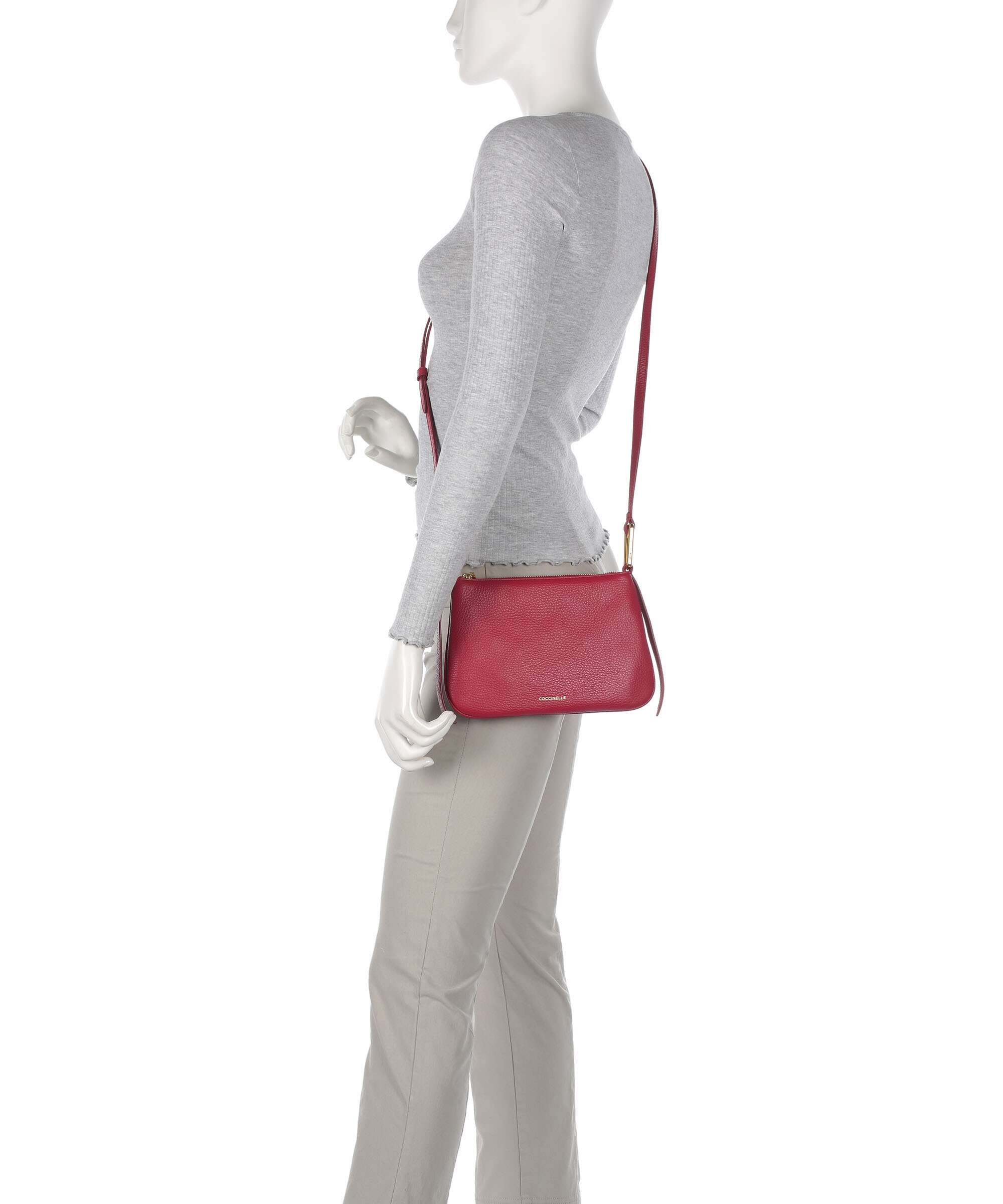Coccinelle Magie Crossbody tas sangria - Image 3