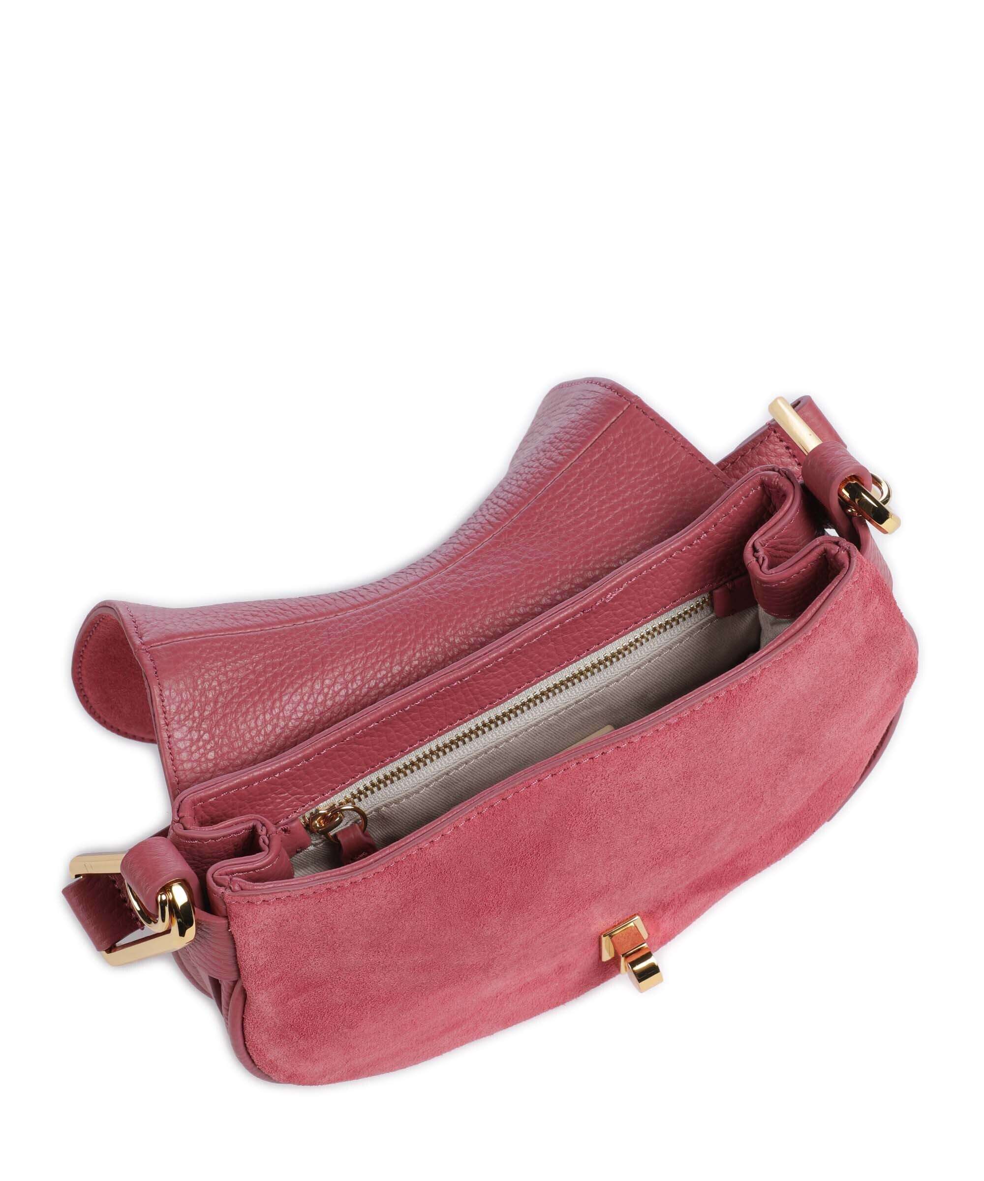 Coccinelle Magie Suede Schoudertas rosewood - Image 7