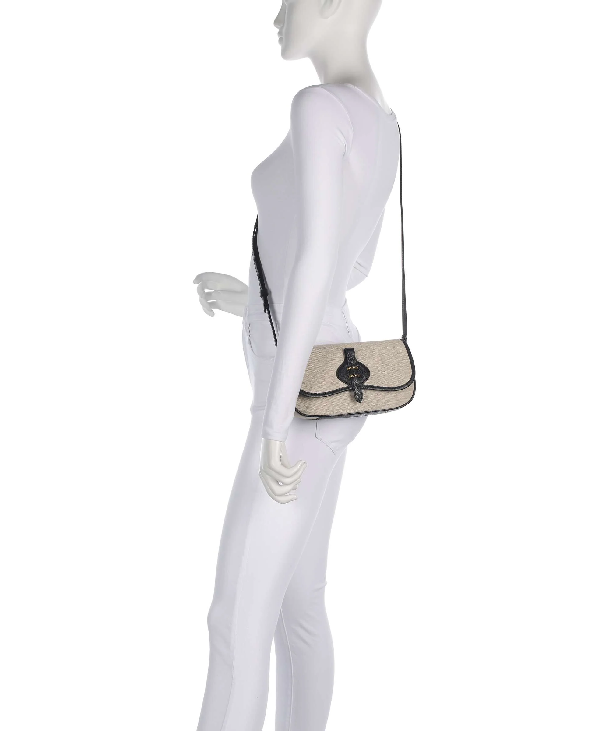 Coccinelle Mavery Crossbody tas natural/noir - Image 3