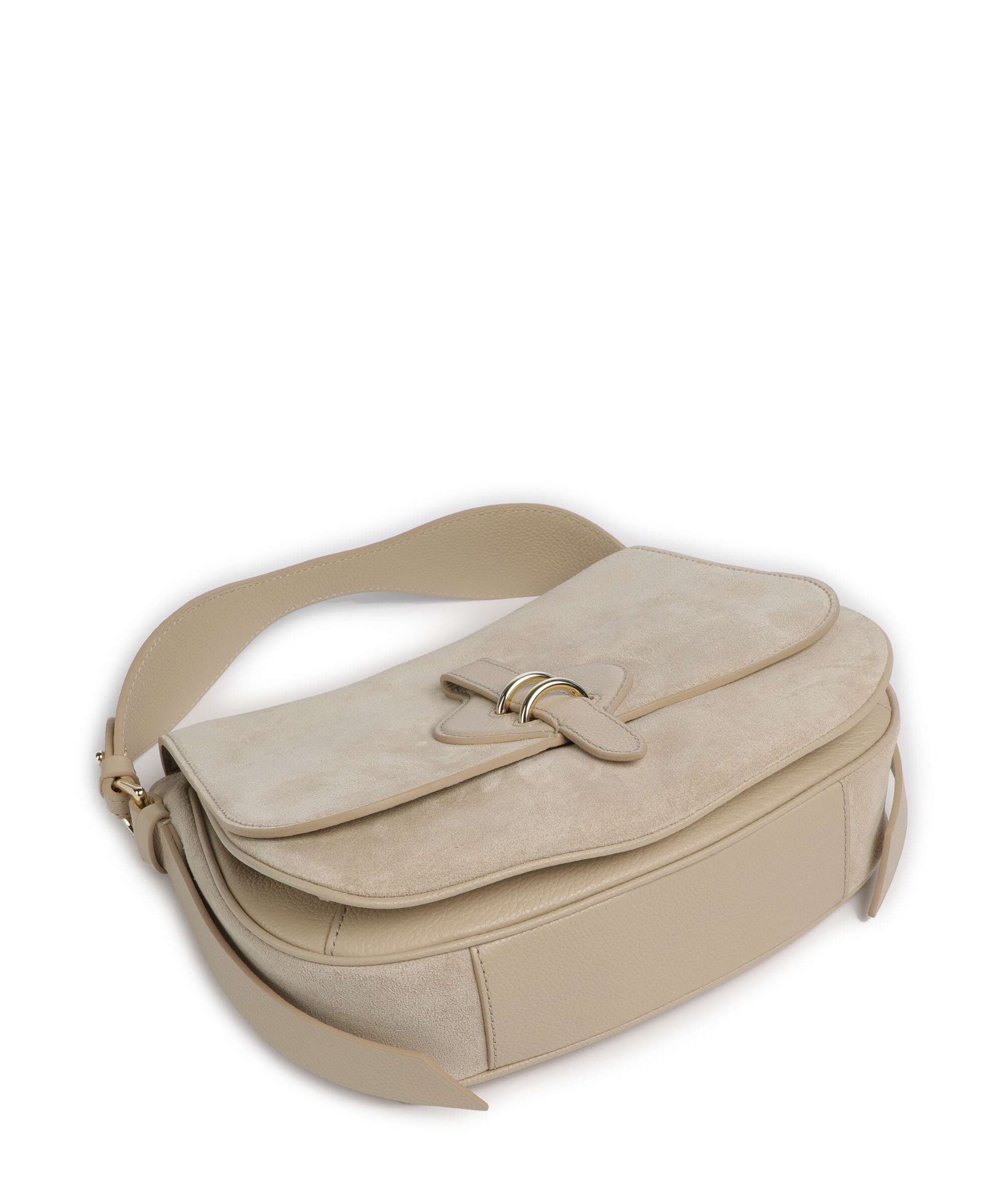 Coccinelle Mavery Suede Handtas sandshell - Image 4