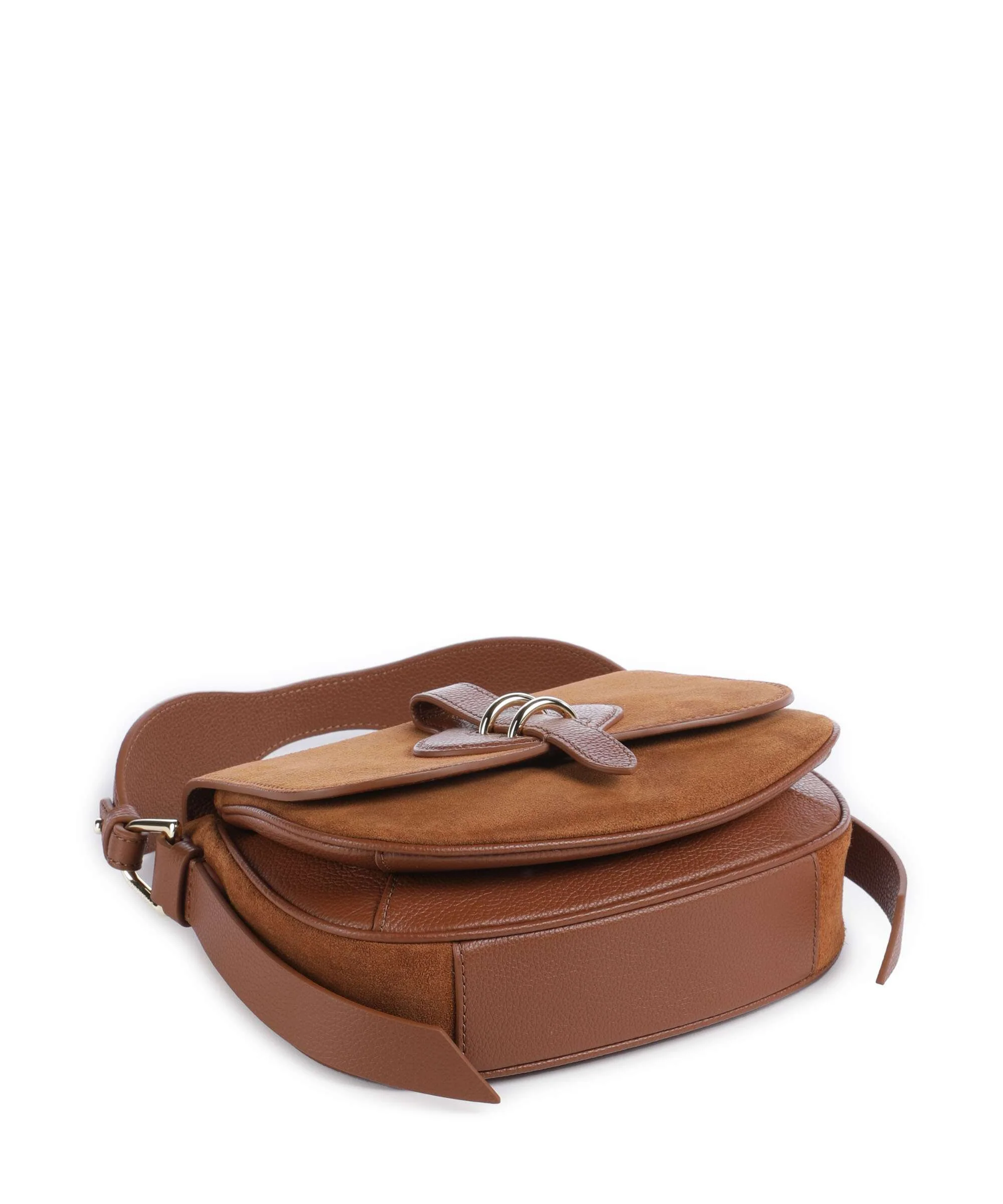 Coccinelle Mavery Suede Handtas cognac - Image 4