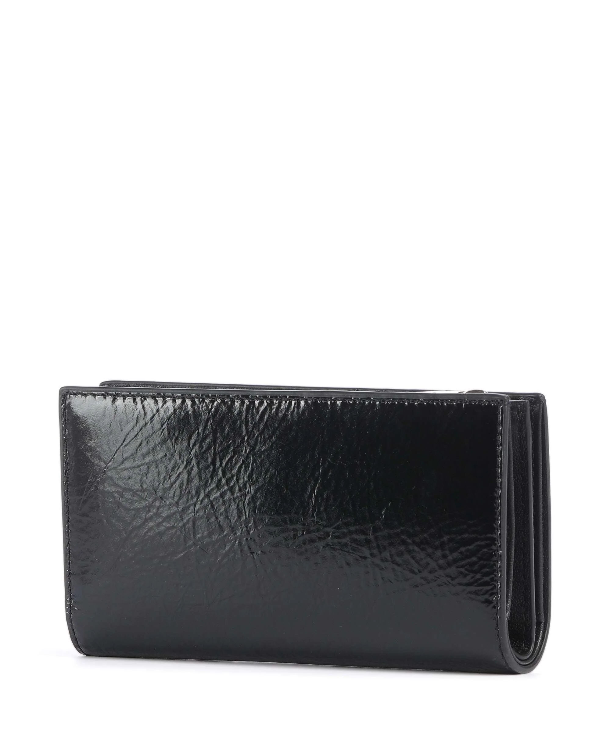 Coccinelle Metallic Shiny Wrinkled Portemonnee noir - Image 3