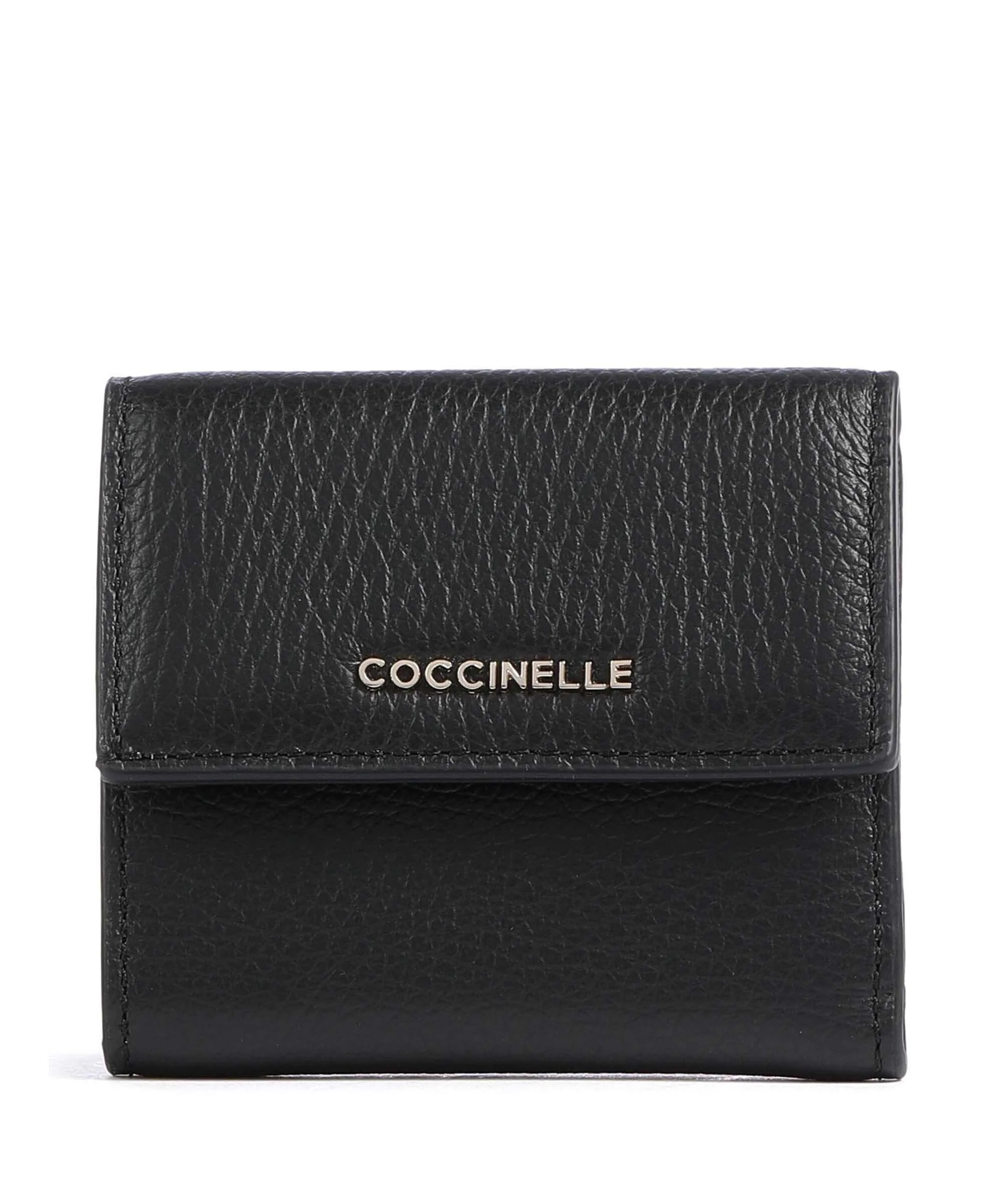Coccinelle Metallic Soft Portemonnee noir