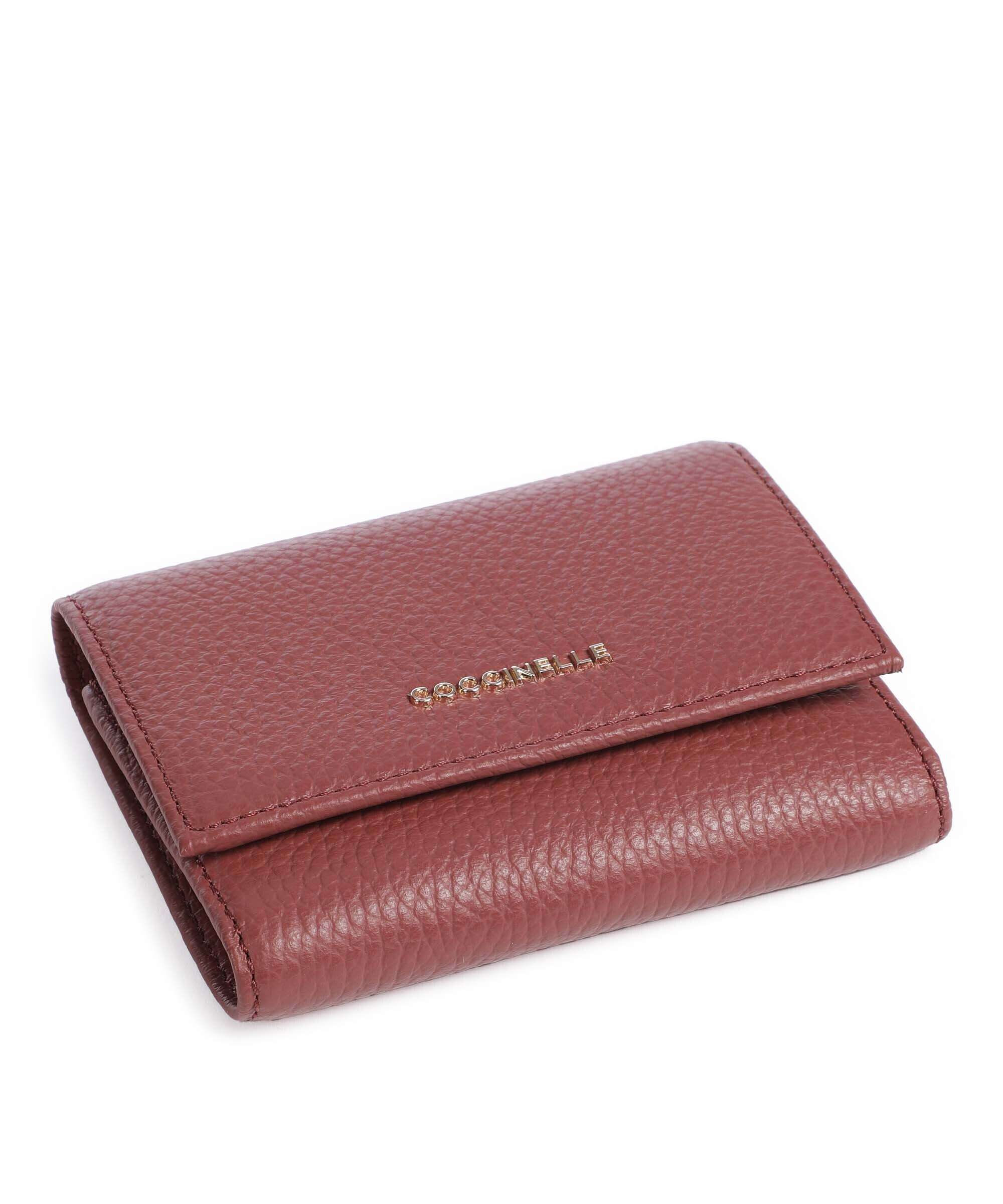 Coccinelle Metallic Soft Portemonnee brandy - Image 4