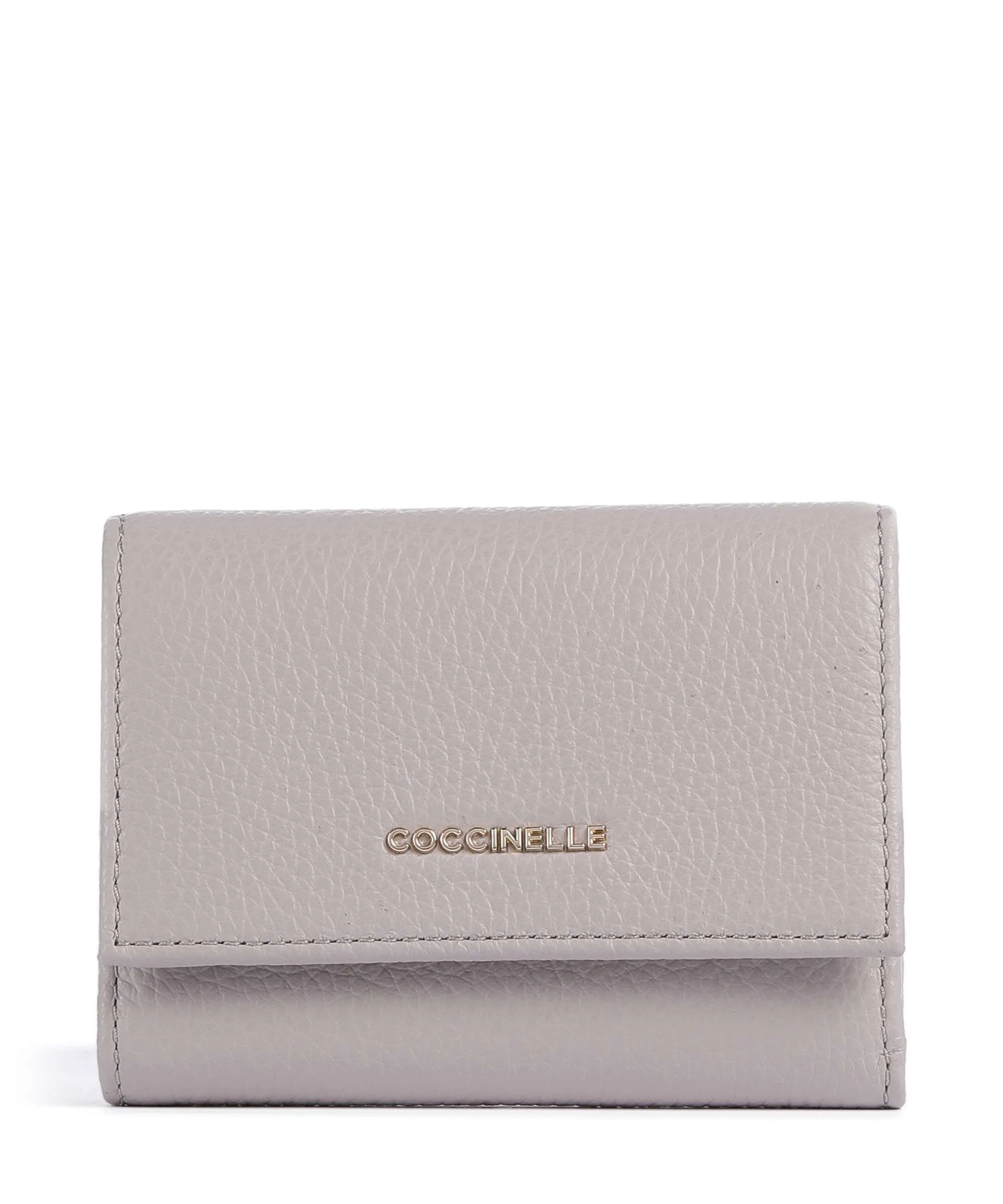 Coccinelle Metallic Soft Portemonnee oyster