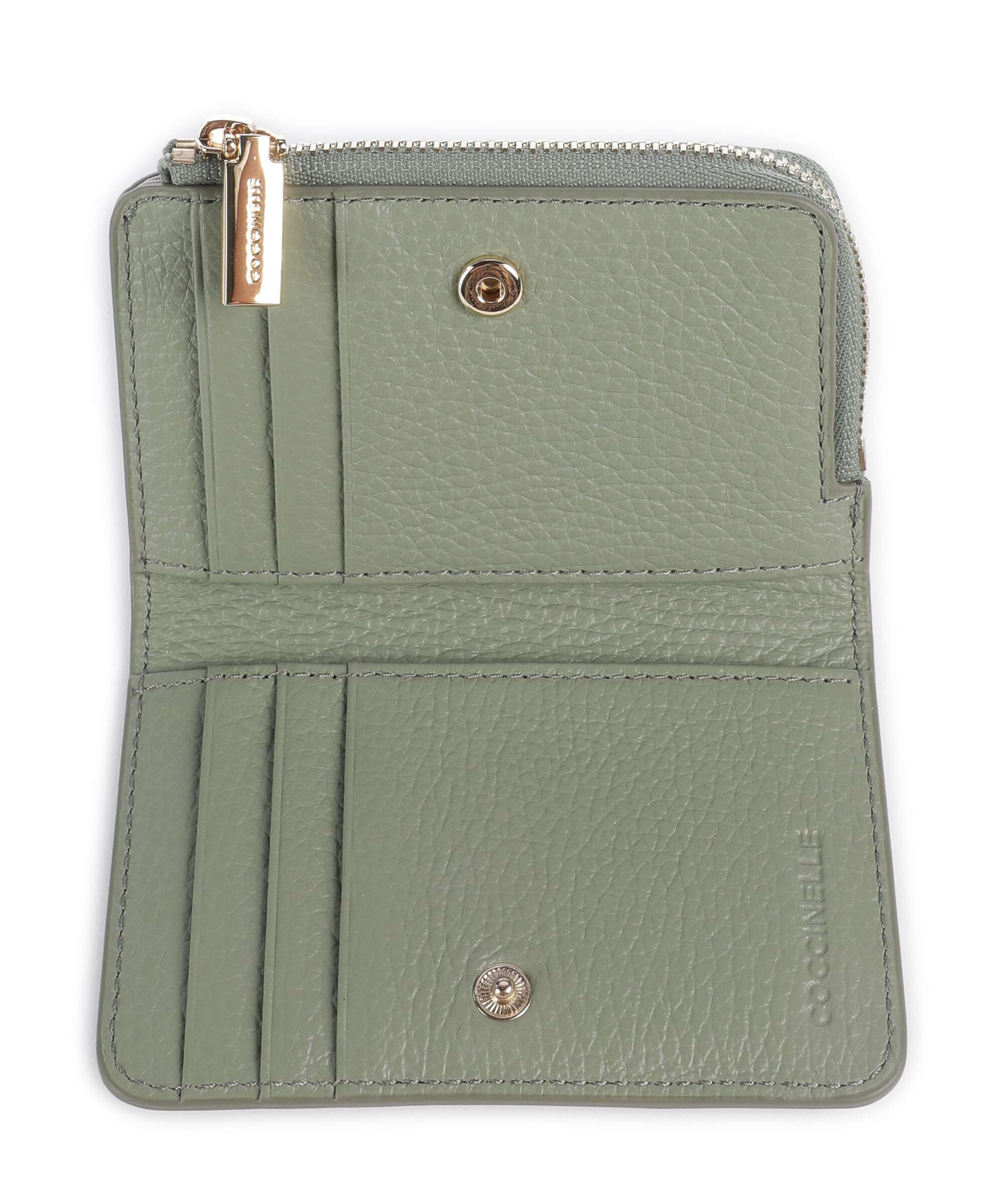 Coccinelle Metallic Soft Portemonnee greenery - Image 2