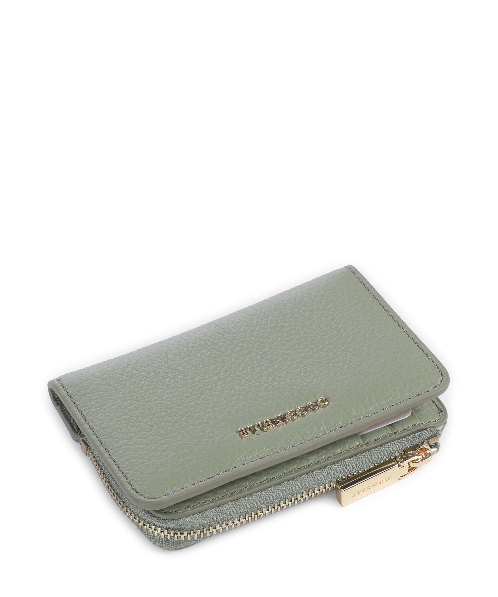 Coccinelle Metallic Soft Portemonnee greenery - Image 4