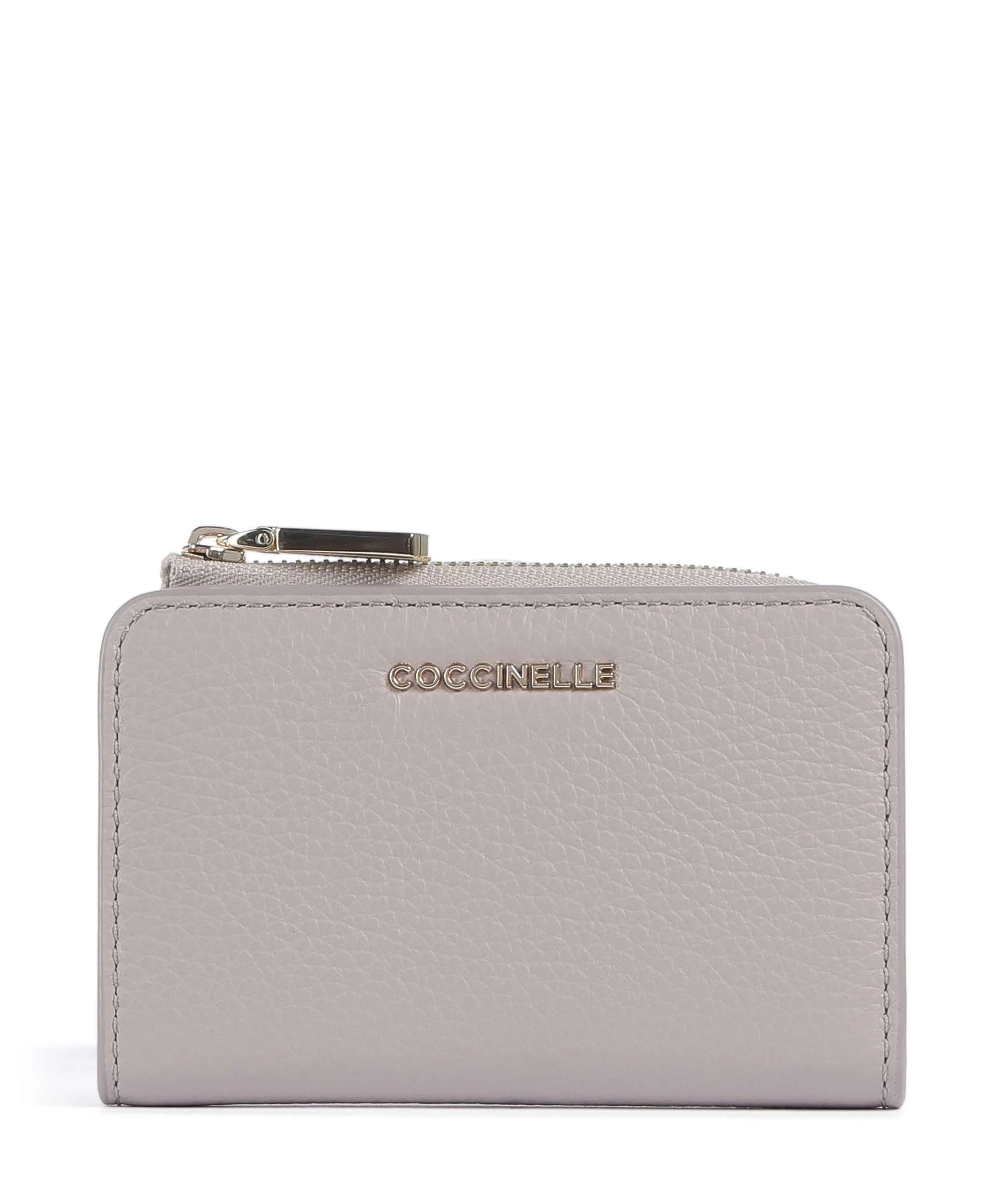 Coccinelle Metallic Soft Portemonnee oyster