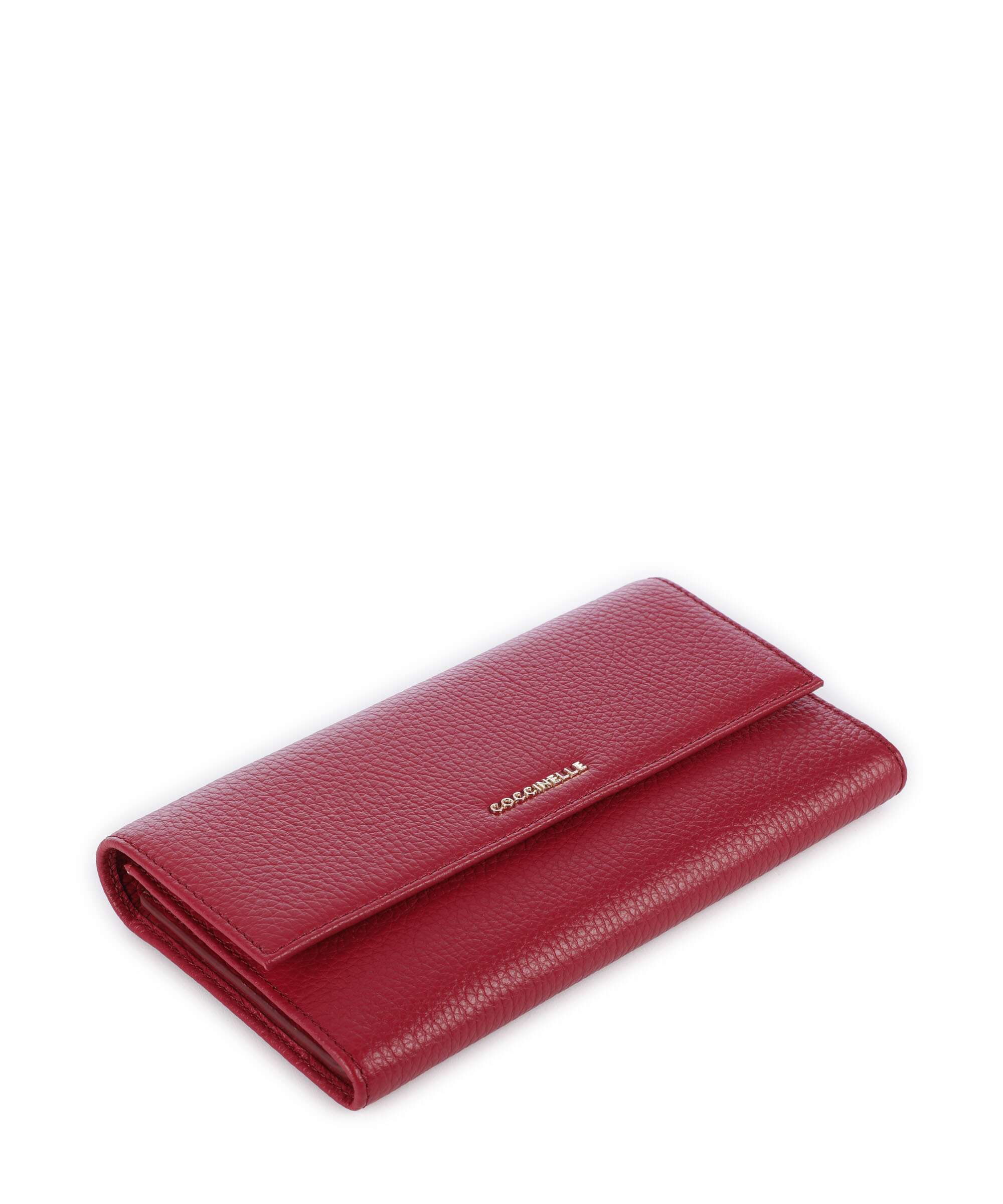 Coccinelle Metallic Soft Portemonnee sangria - Image 5