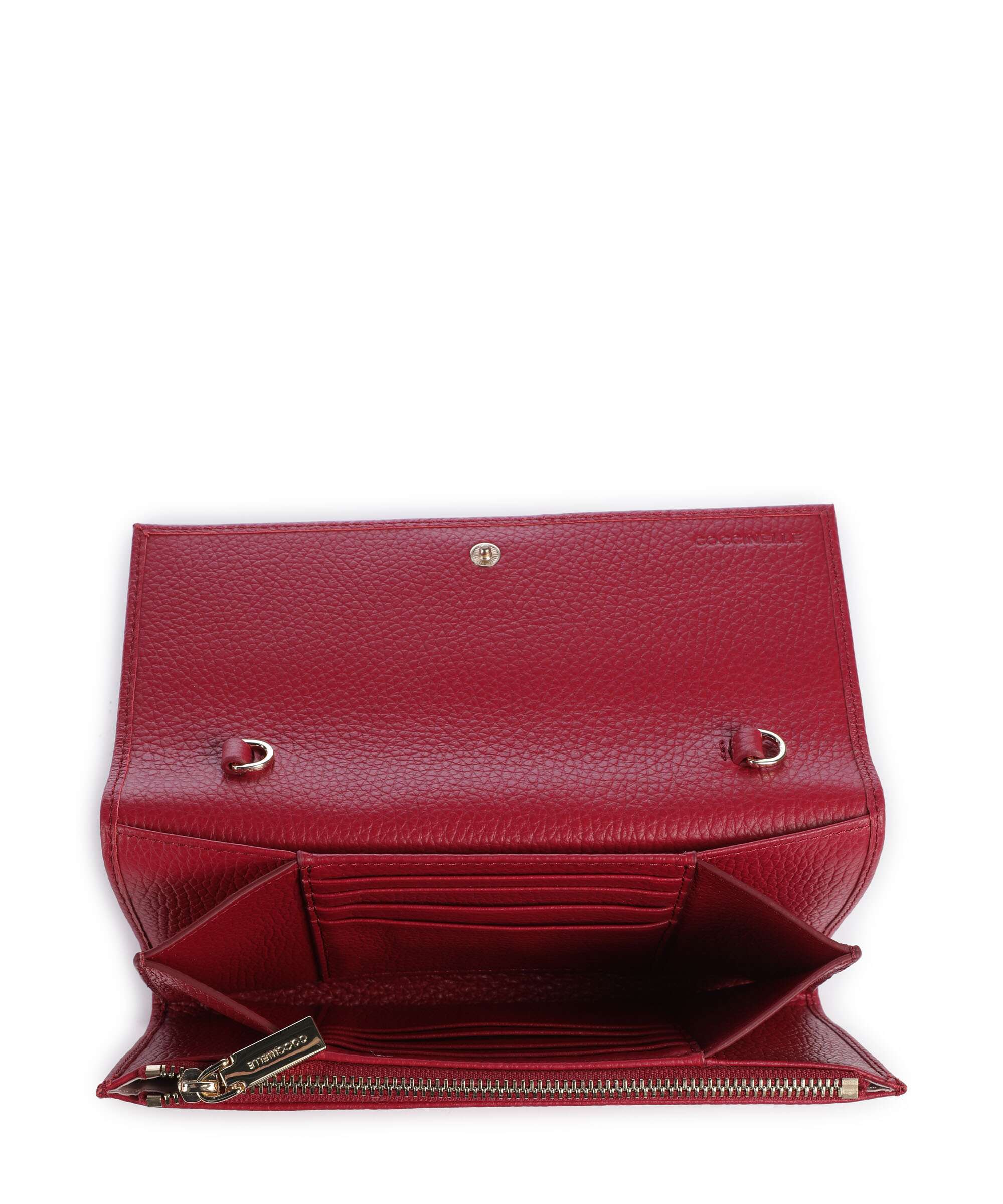 Coccinelle Metallic Soft Portemonnee sangria - Image 6