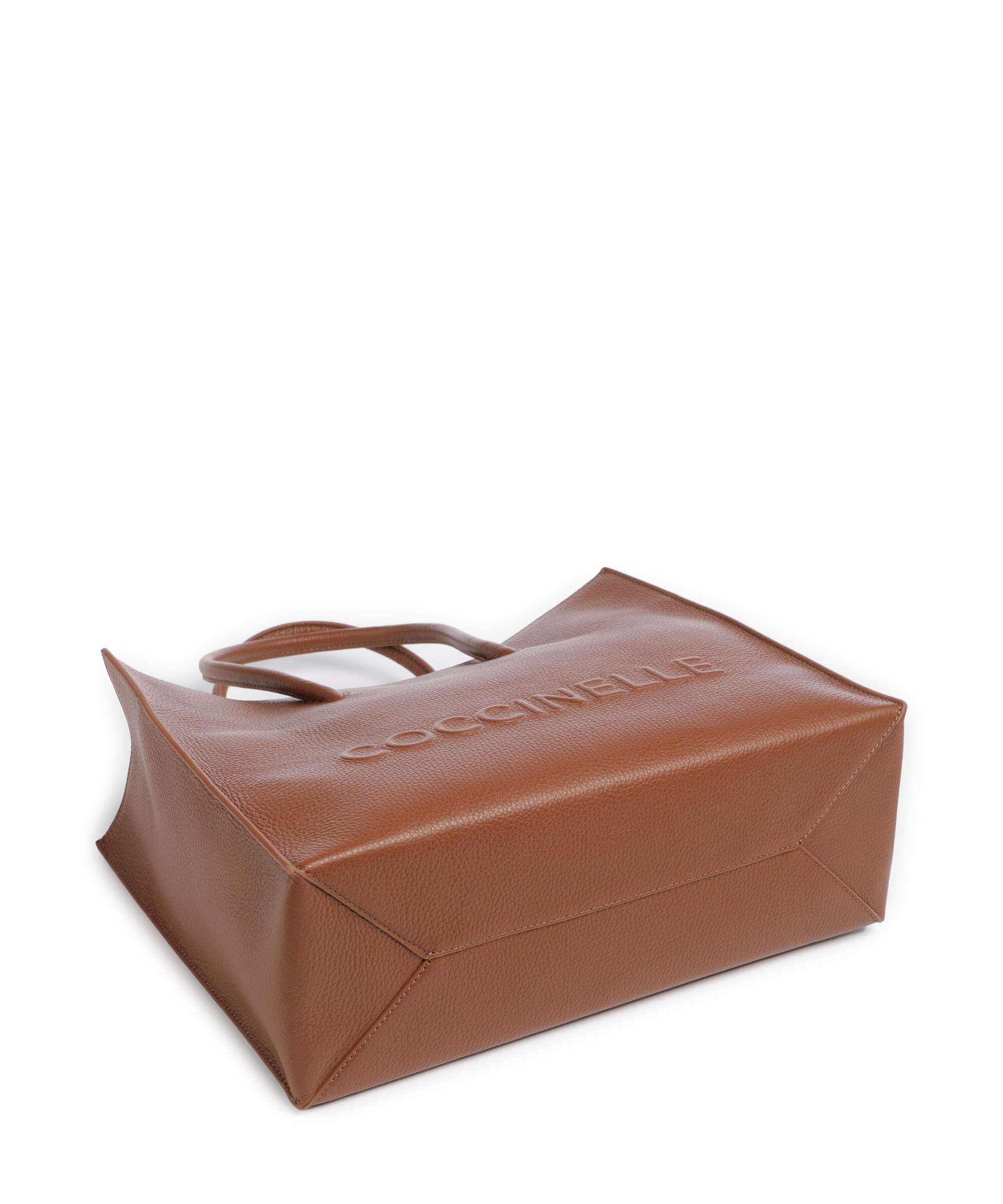 Coccinelle Myrtha Maxi Logo Boodschappentas cognac - Image 5