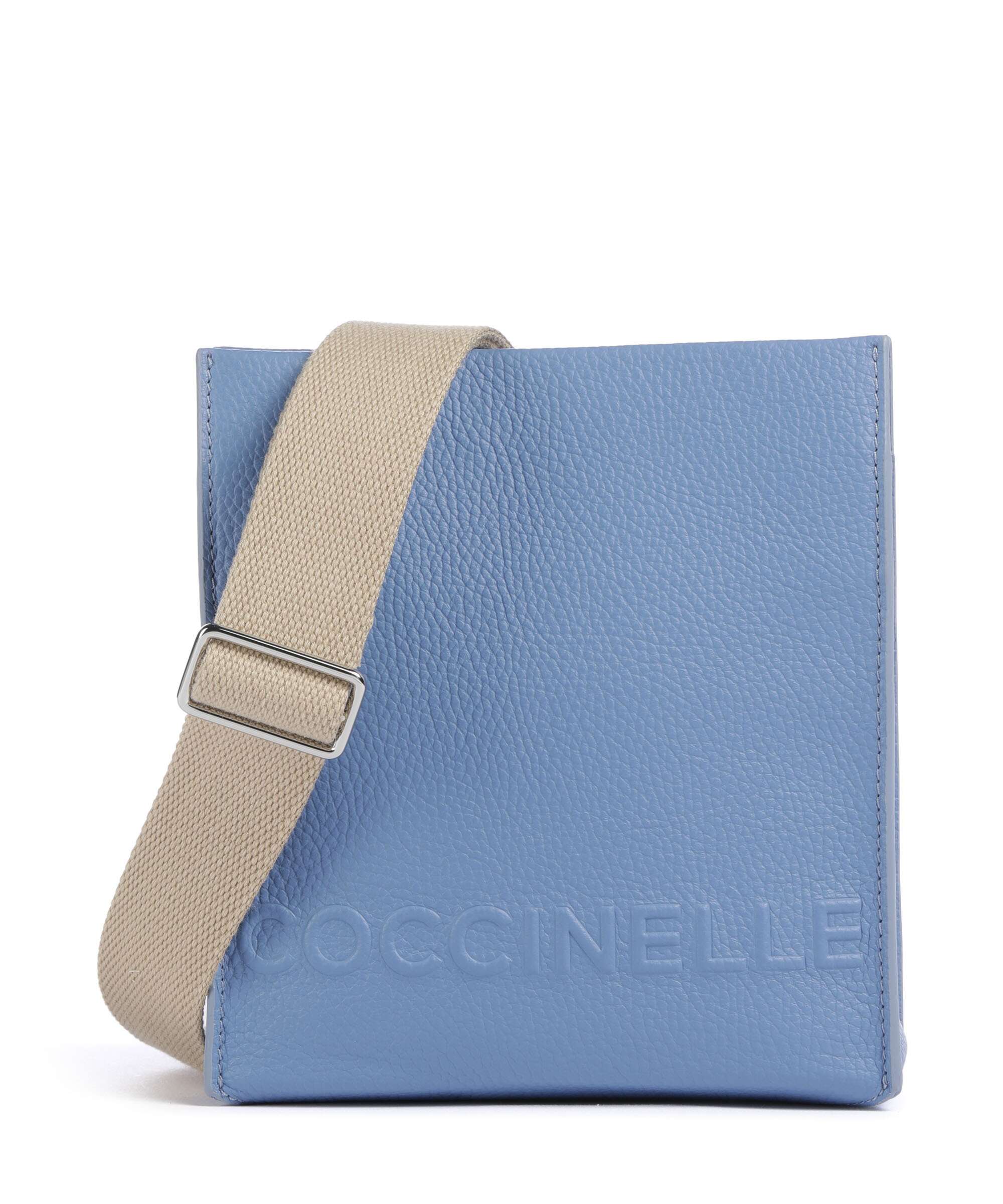 Coccinelle Myrtha Maxi Logo Crossbody tas azul