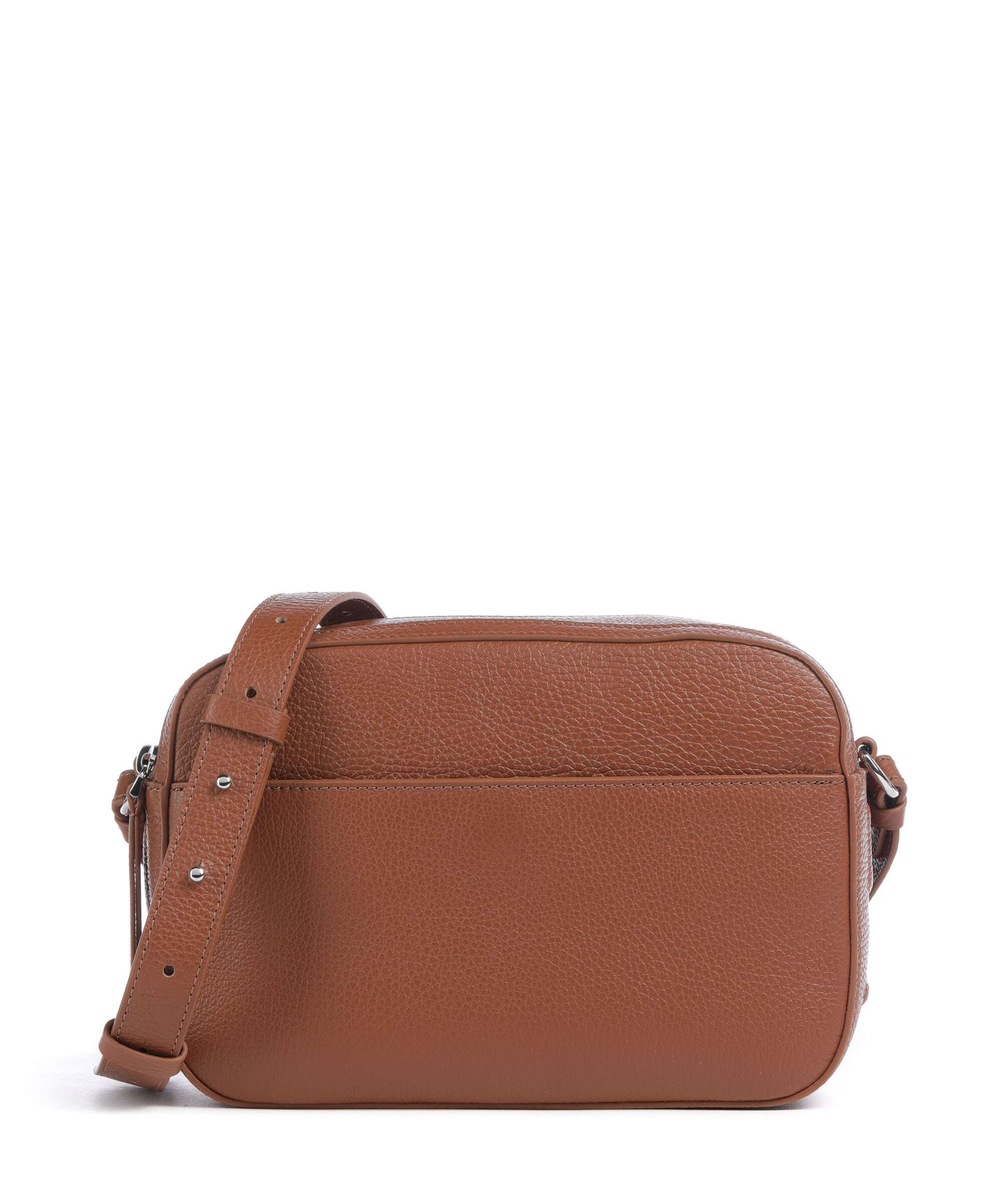 Coccinelle Myrtha Maxi Logo Crossbody tas cognac