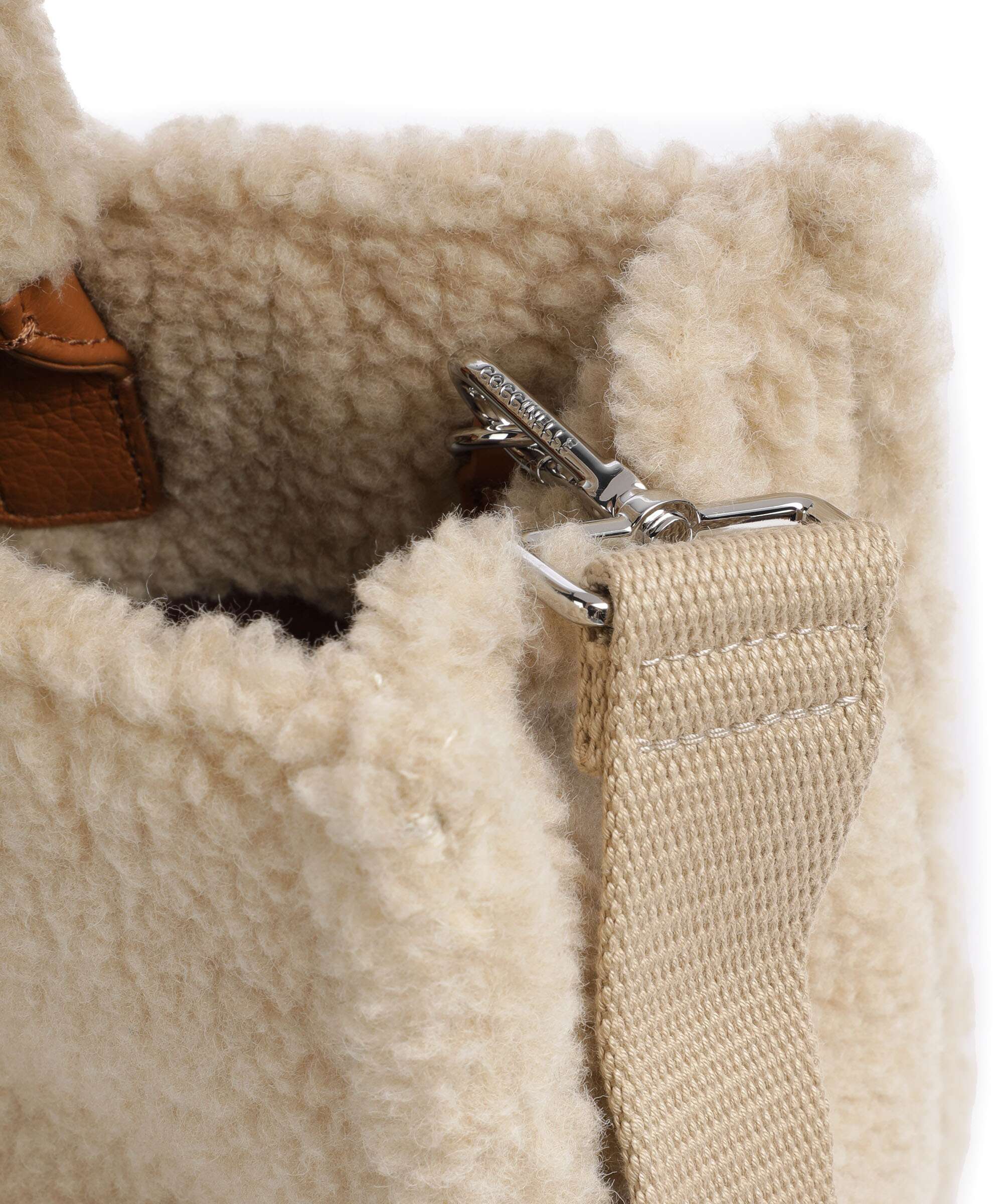Coccinelle Never Without Bag Handtas natural/cuir - Image 4