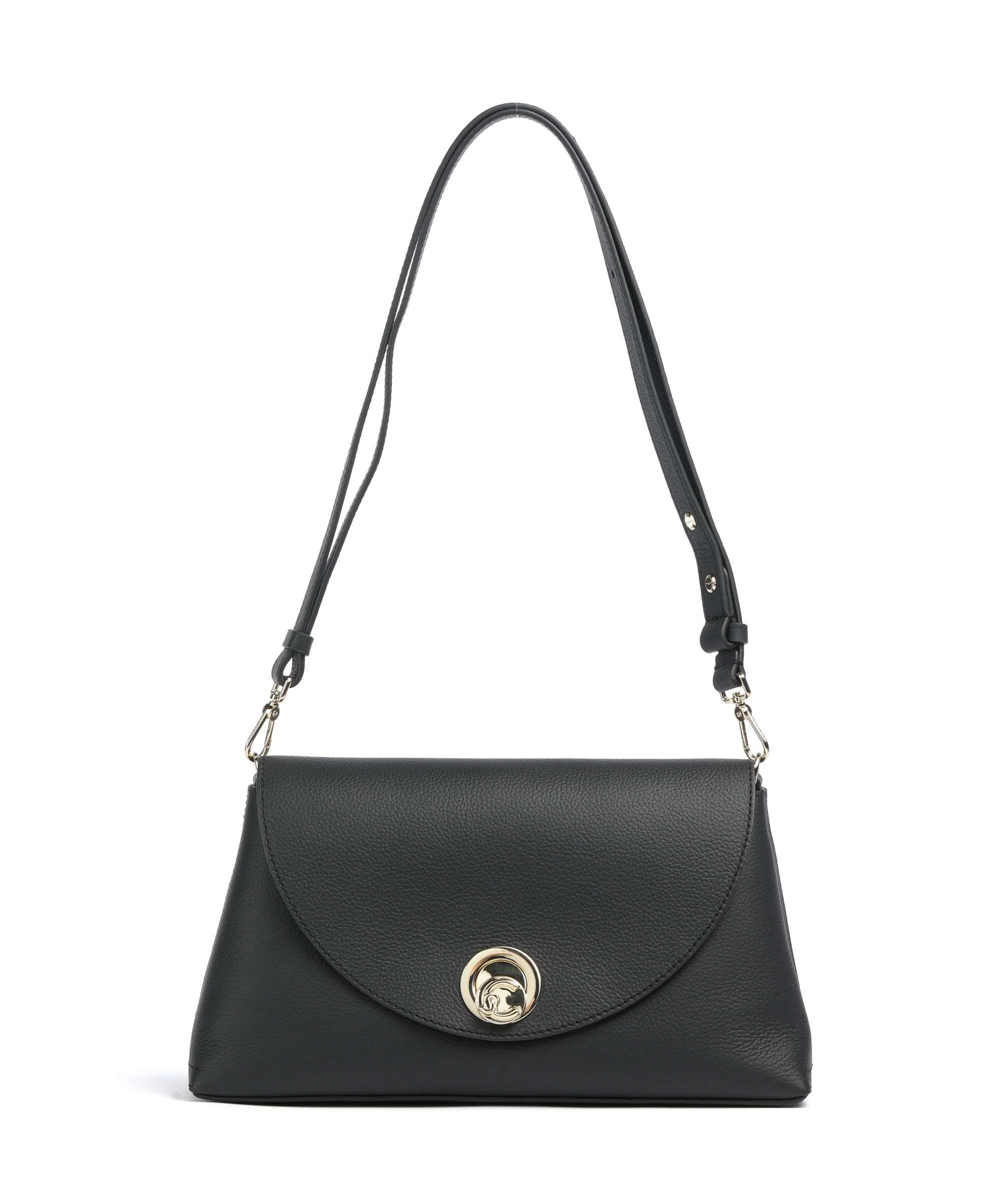 Coccinelle Nikla Schoudertas noir/cognac