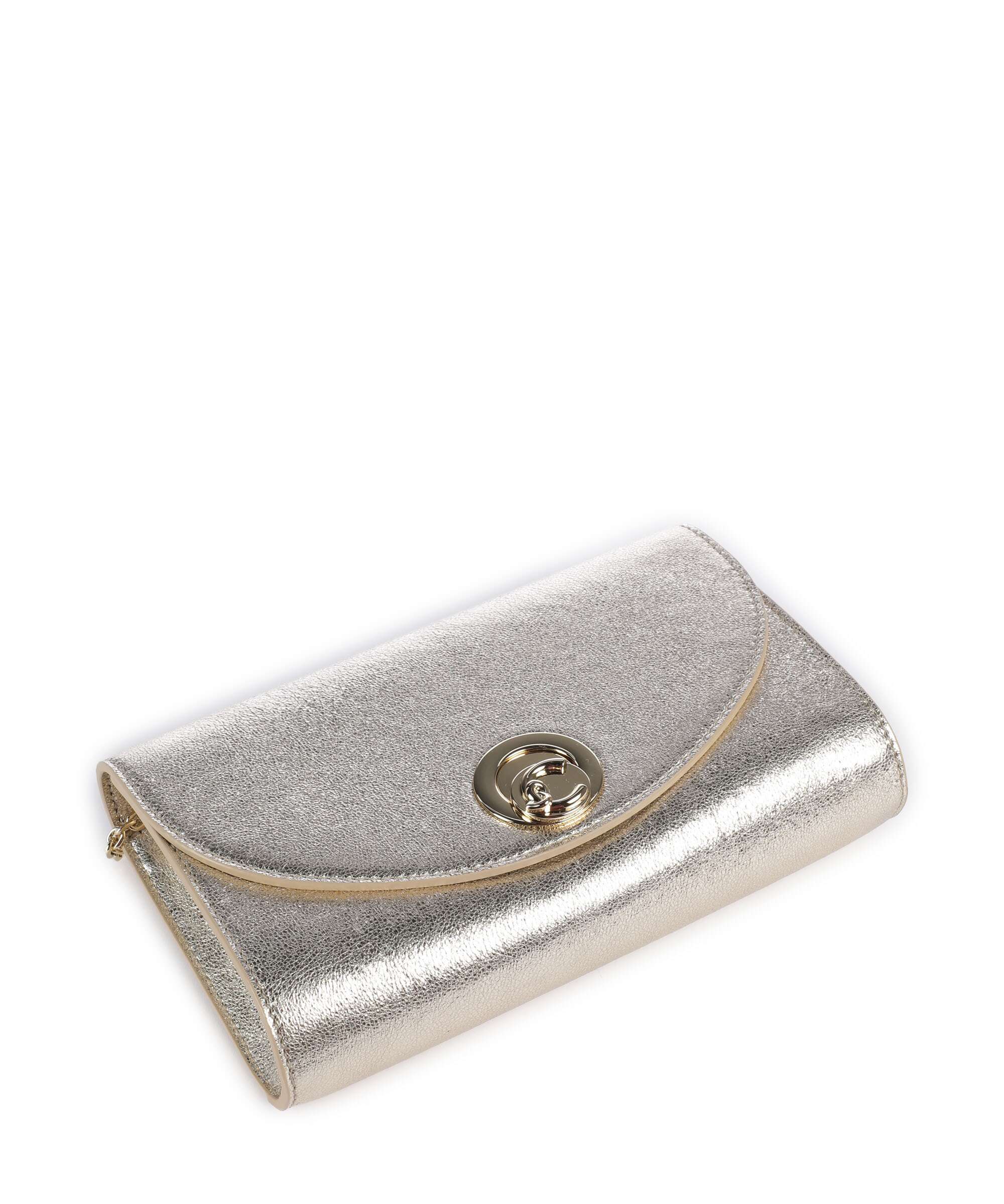 Coccinelle Nikla Smooth Crossbody tas pale gold - Image 4