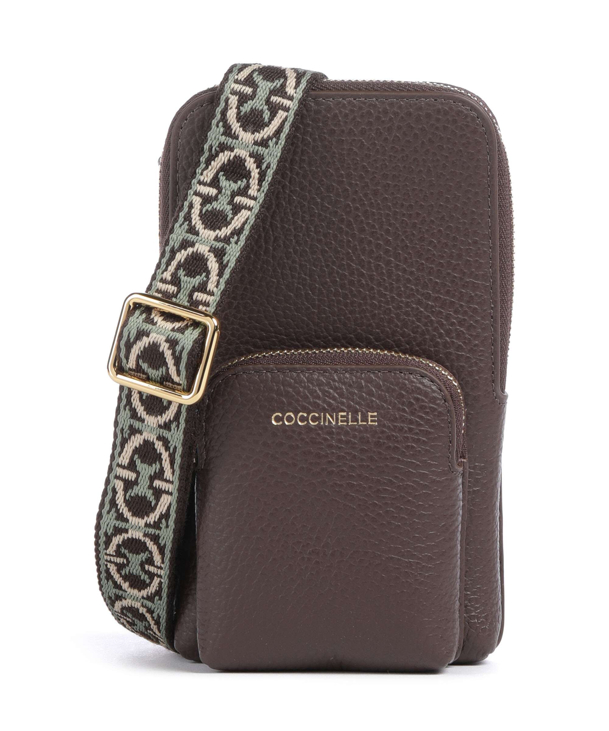 Coccinelle Pixie Telefoon tasje brunette