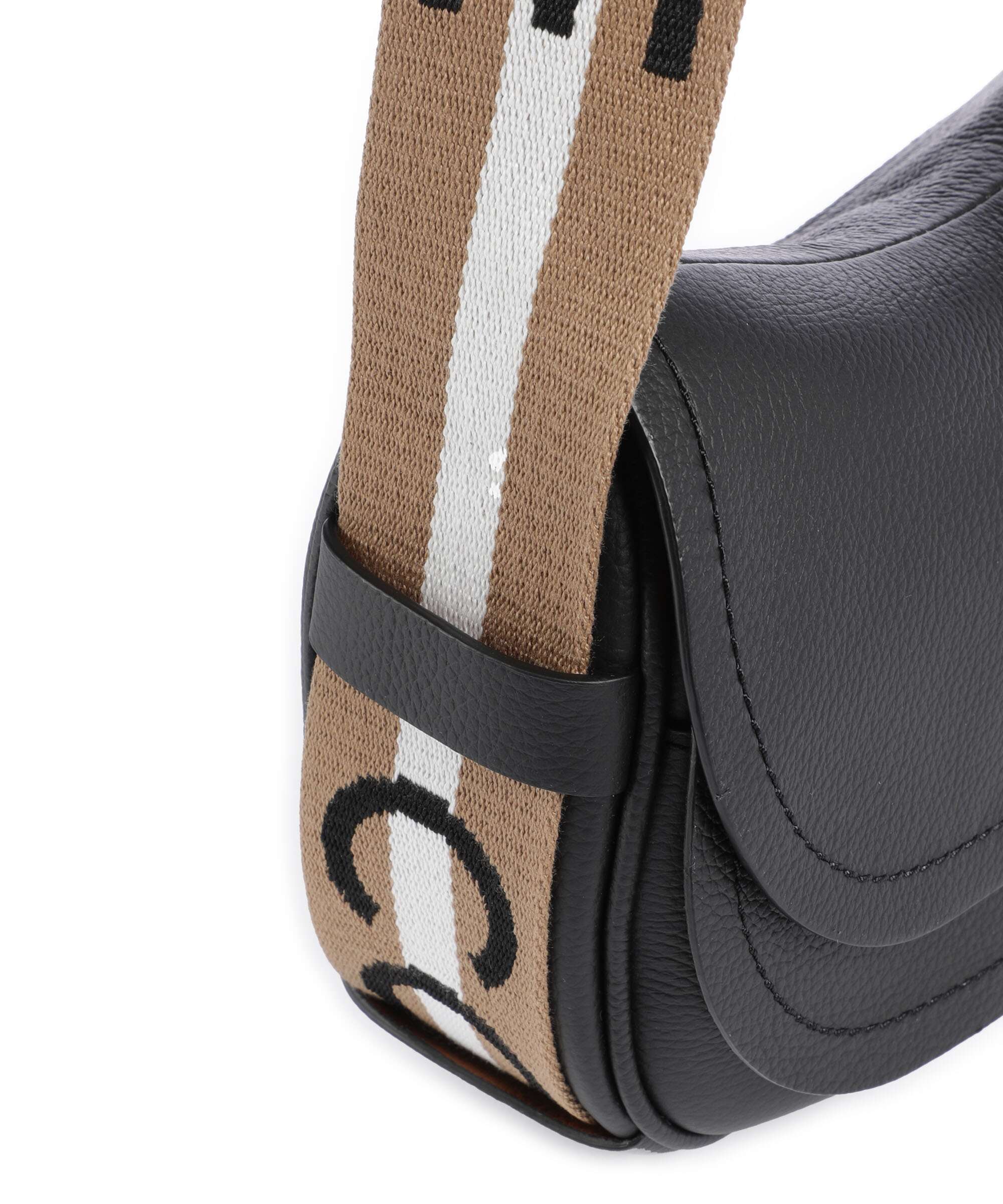 Coccinelle Raquel Crossbody tas noir/cuir - Image 4
