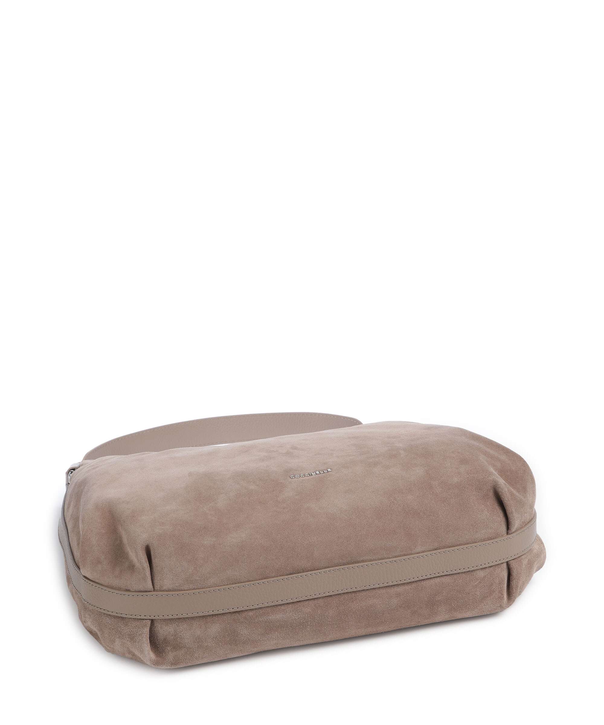 Coccinelle Rebekka Suede Hobo tas warm taupe - Image 5