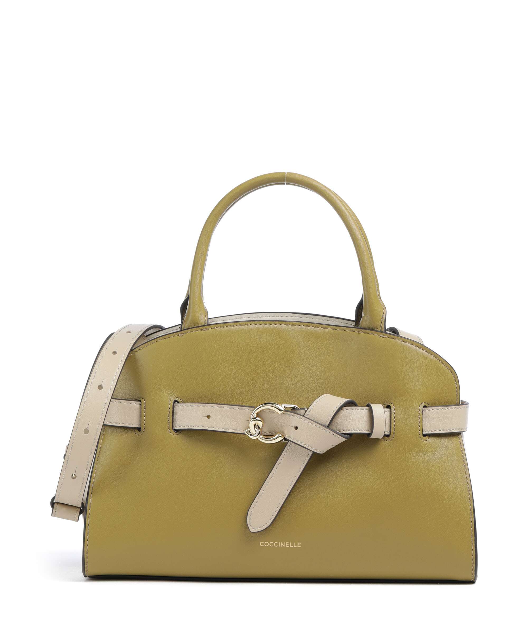 Coccinelle Sabine New Tricolor Handtas seagrass/pearl/sandshell
