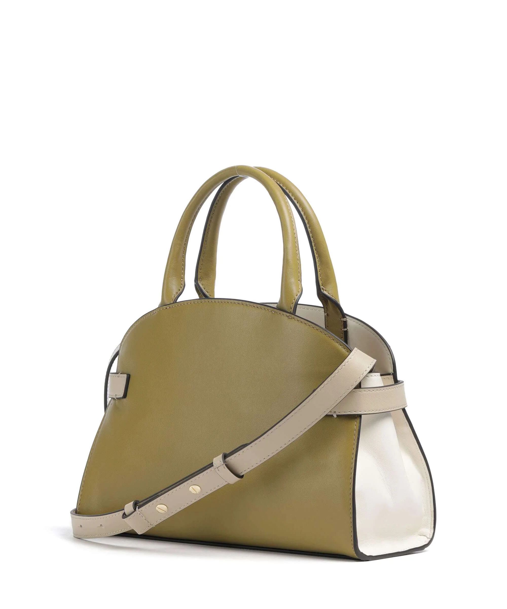 Coccinelle Sabine New Tricolor Handtas seagrass/pearl/sandshell - Image 2