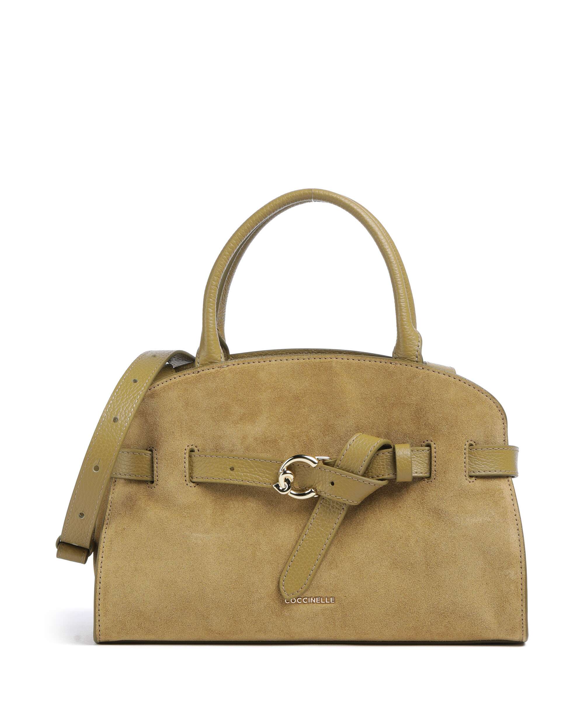 Coccinelle Sabine Suede Handtas seagrass