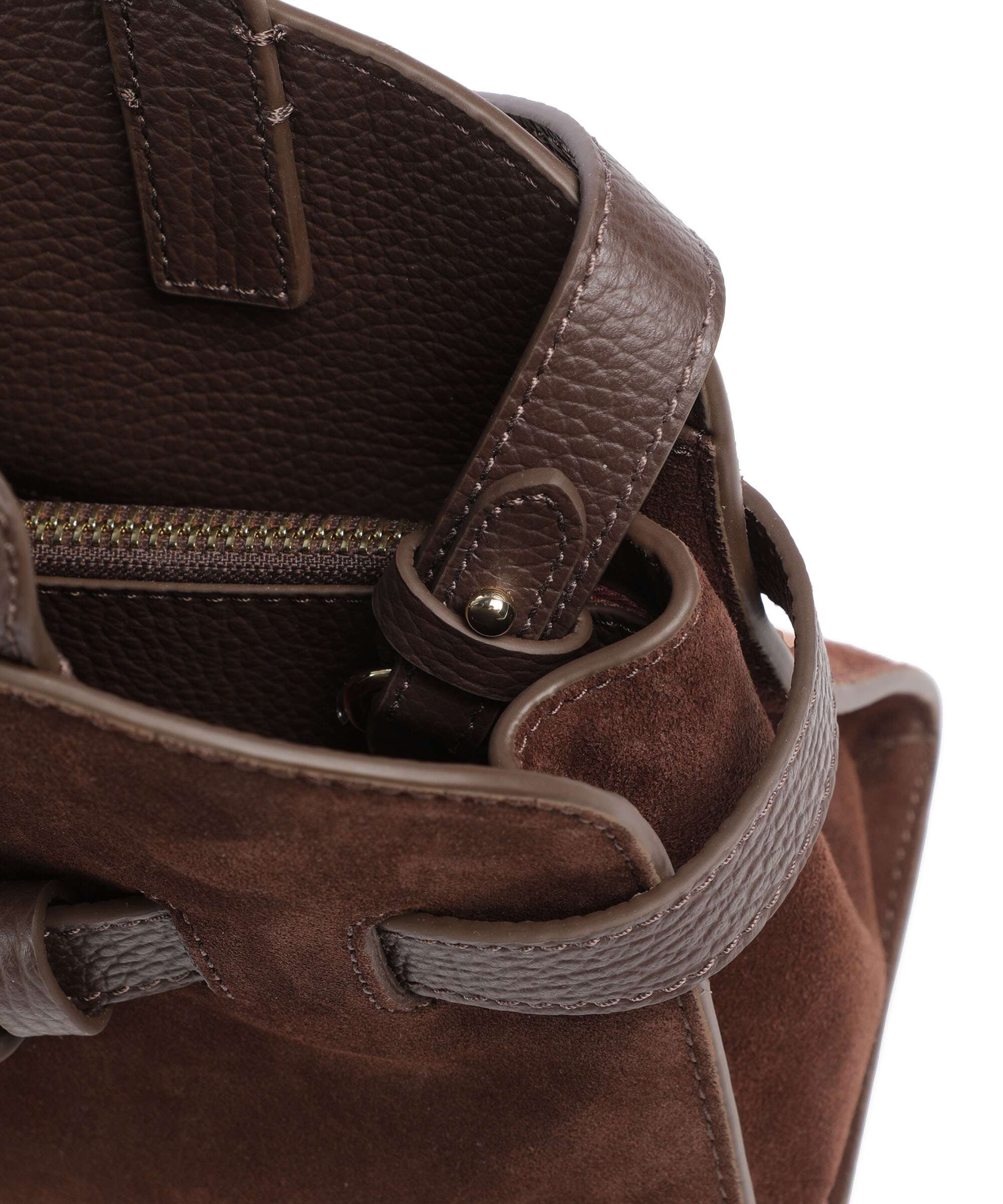 Coccinelle Sabine Suede Handtas brunette - Image 4