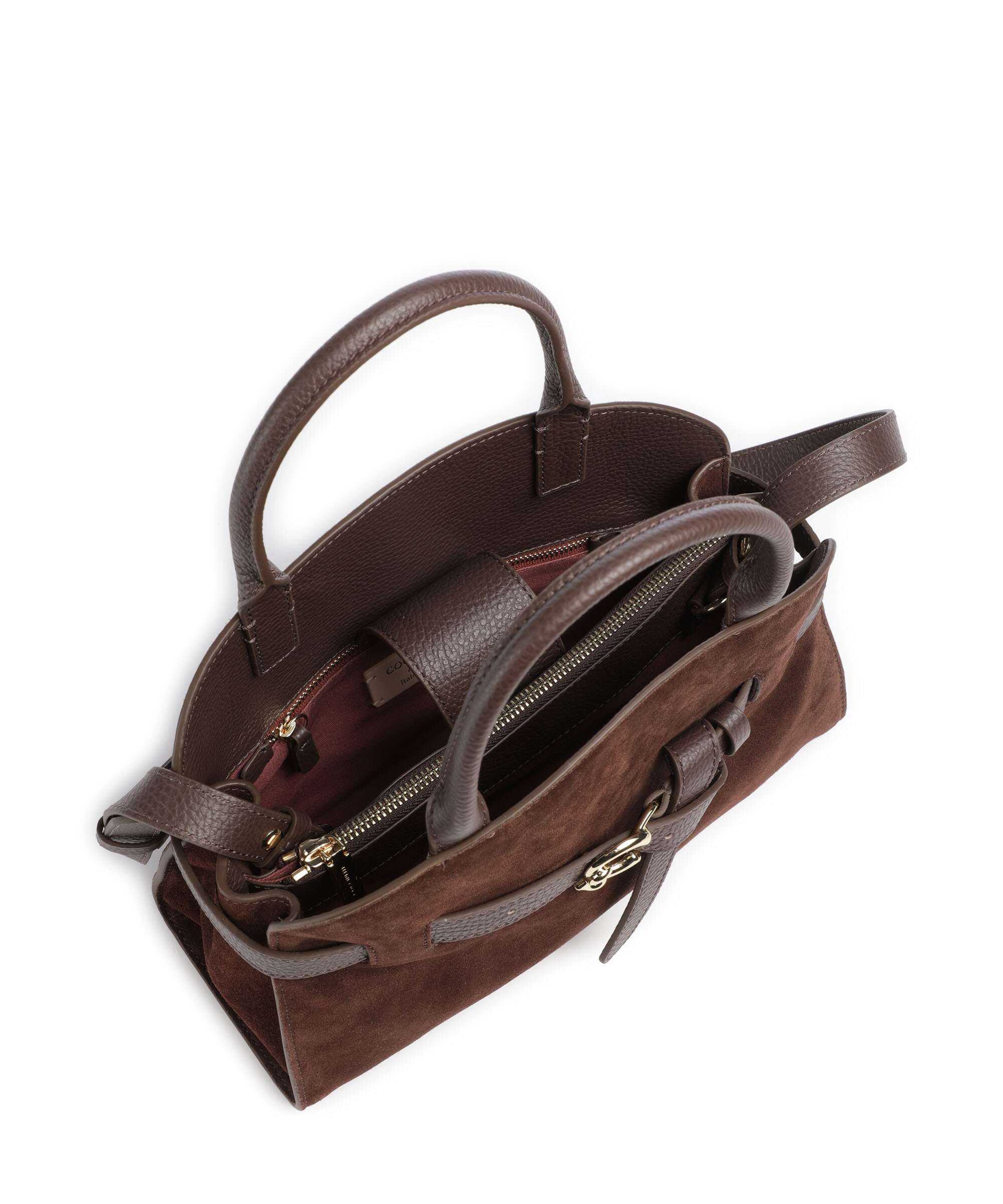 Coccinelle Sabine Suede Handtas brunette - Image 6