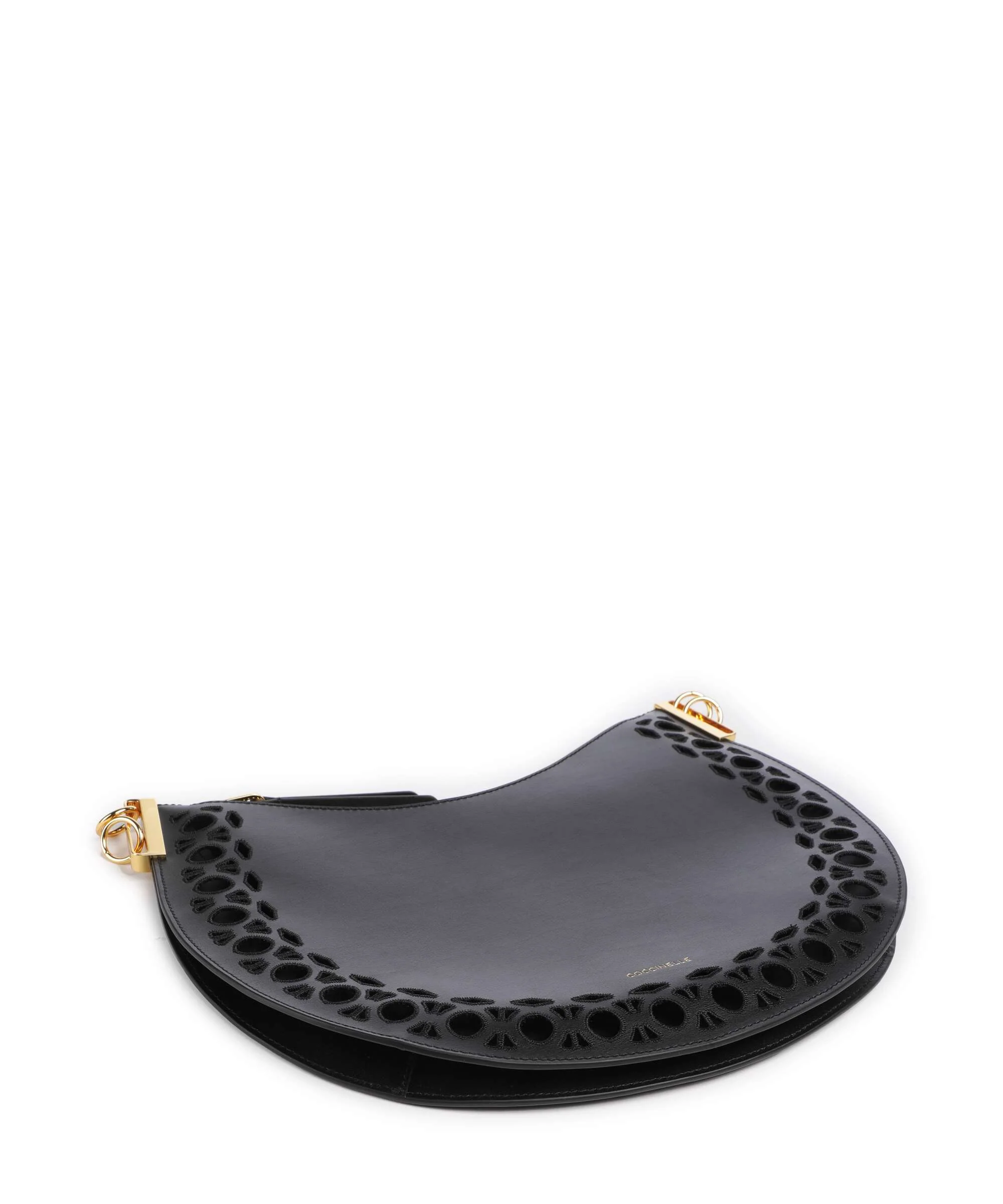 Coccinelle Sunup Monogram Sangallo Hobo tas noir - Image 4