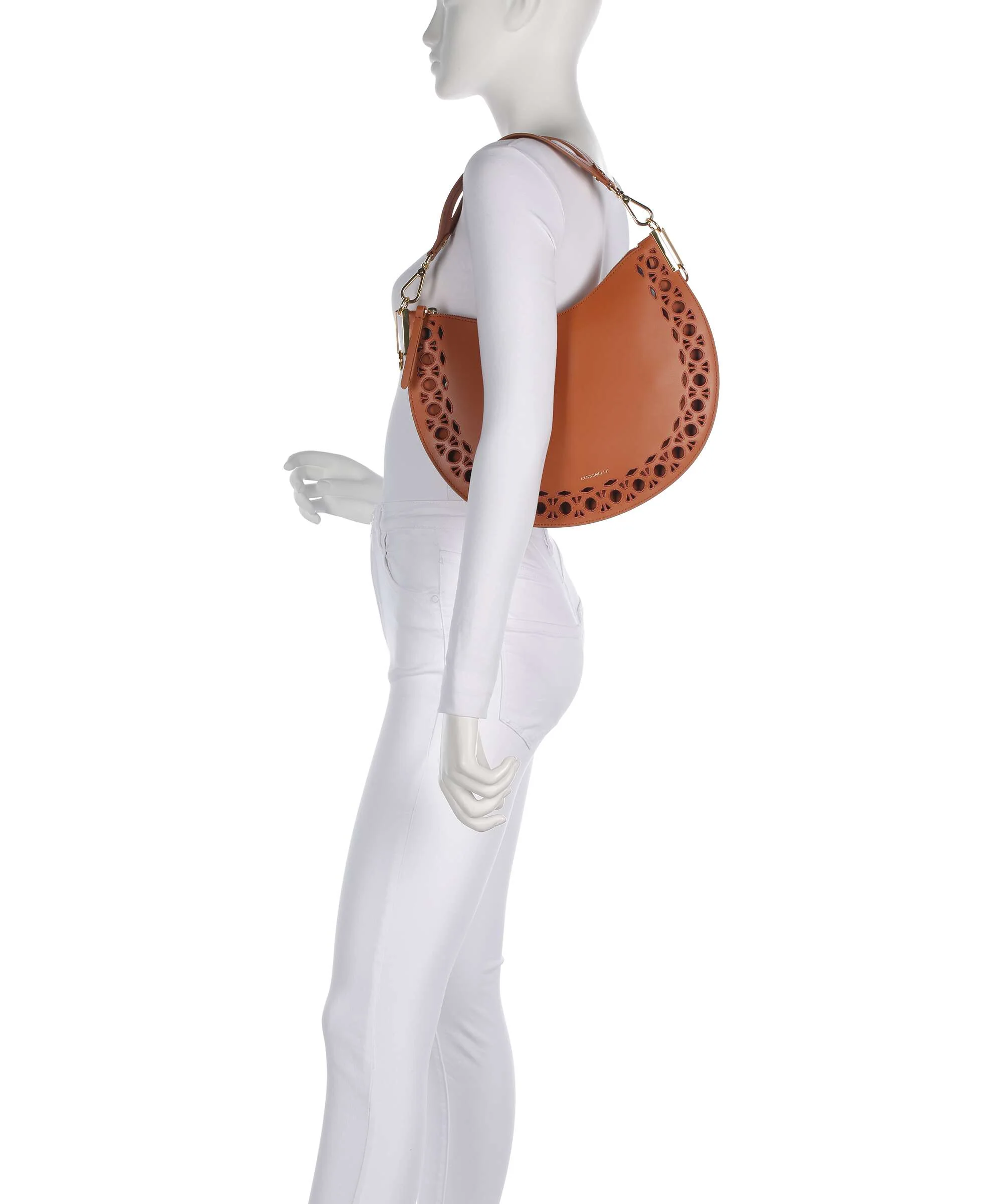 Coccinelle Sunup Monogram Sangallo Hobo tas crab - Image 3