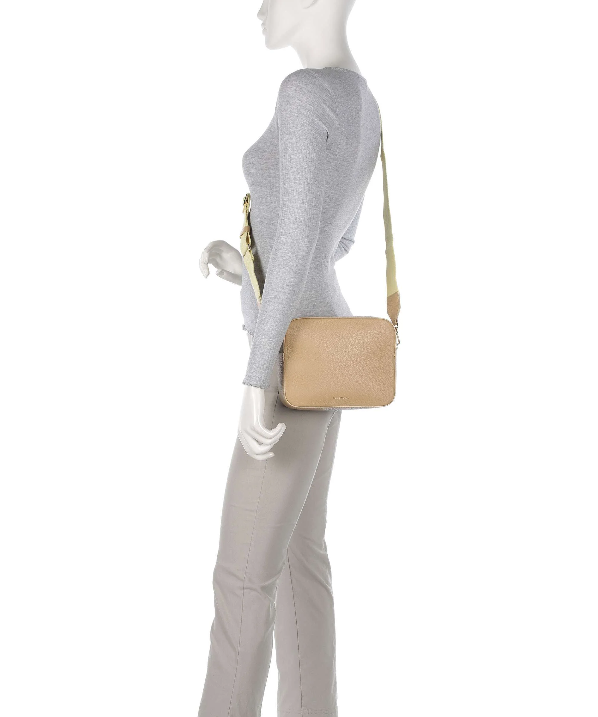 Coccinelle Tebe Crossbody tas fresh beige - Image 3