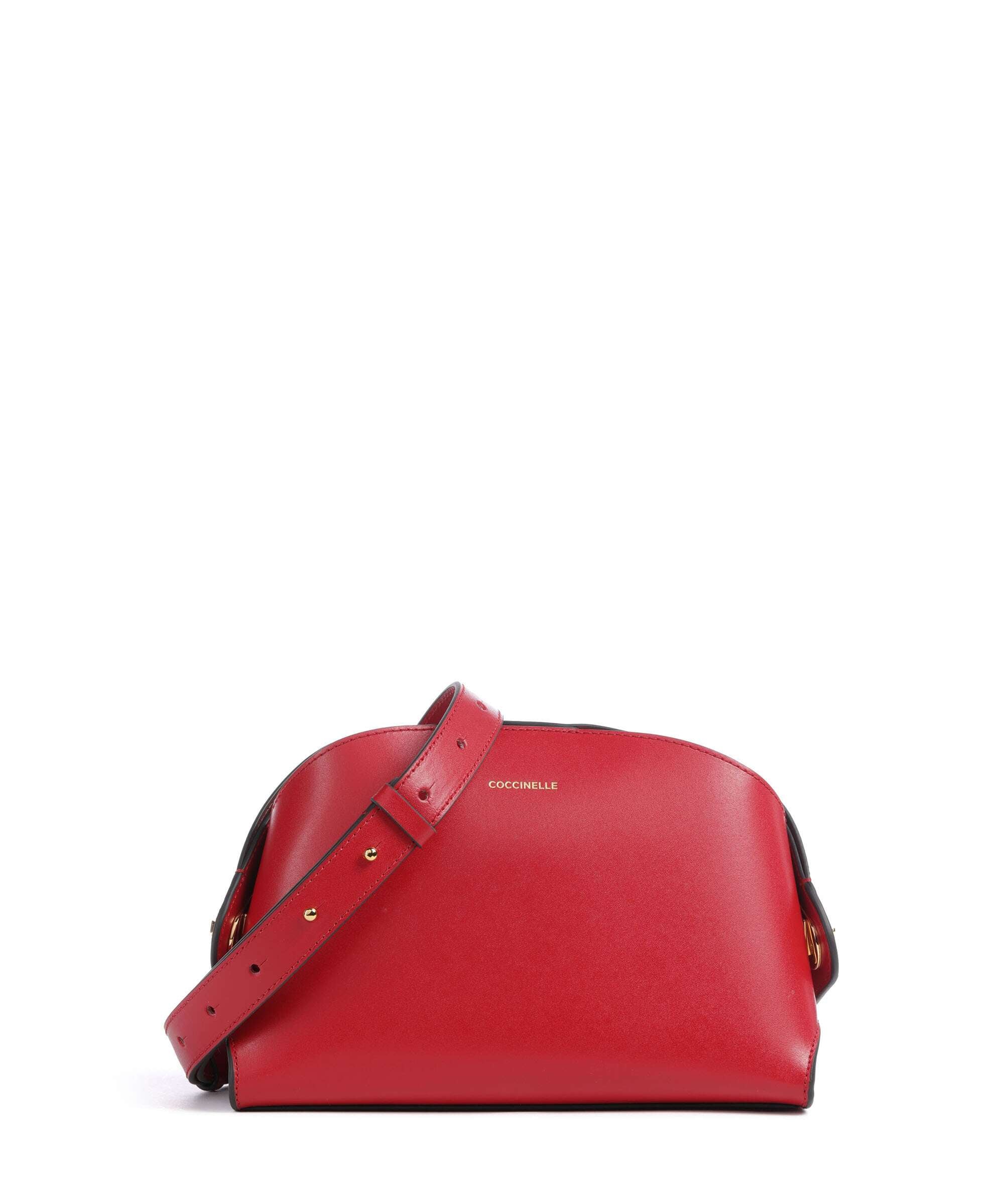 Coccinelle Tylde Calf Crossbody tas scarlet