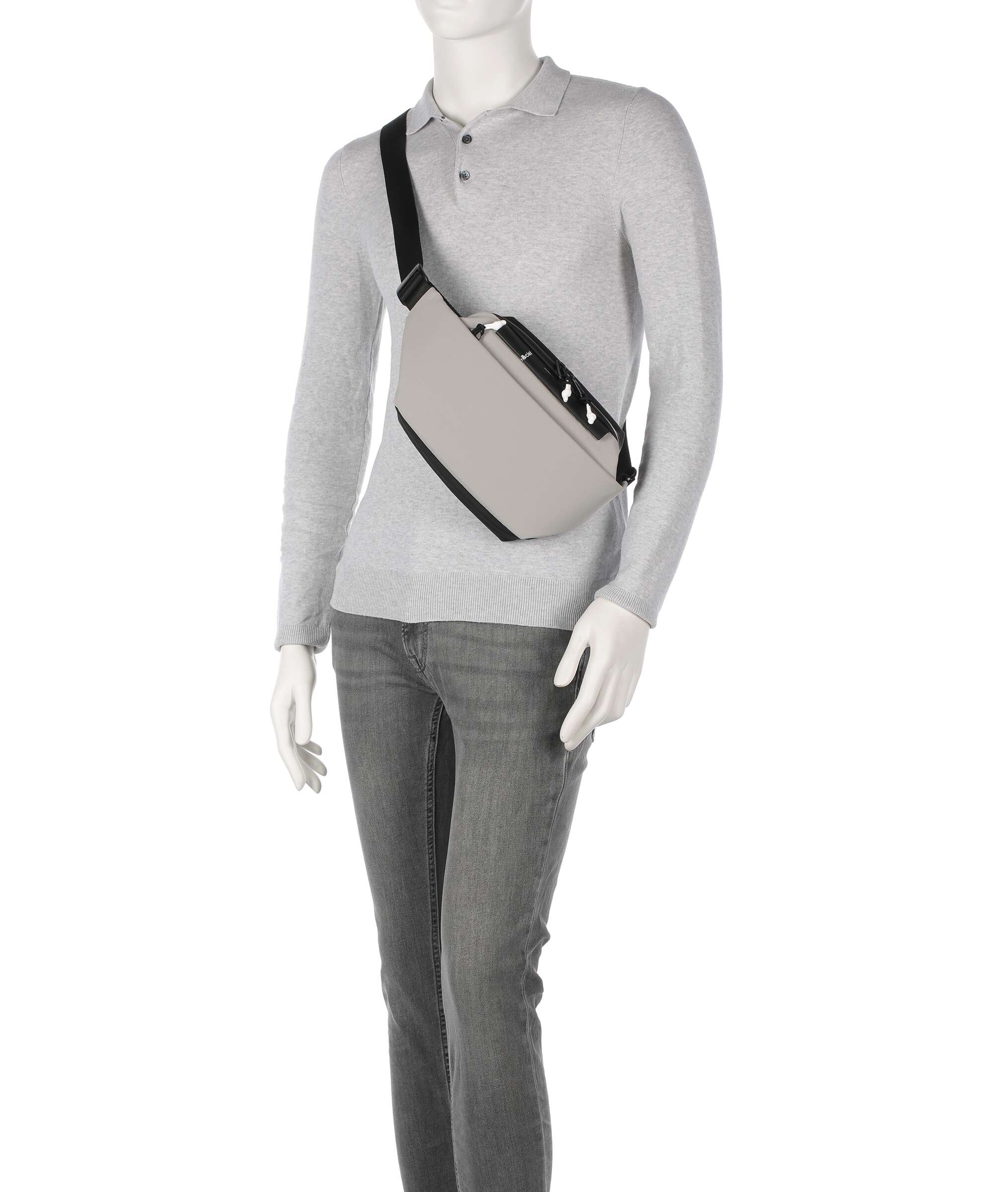 Côte&Ciel Isarau S Crossbody tas light grey - Image 3