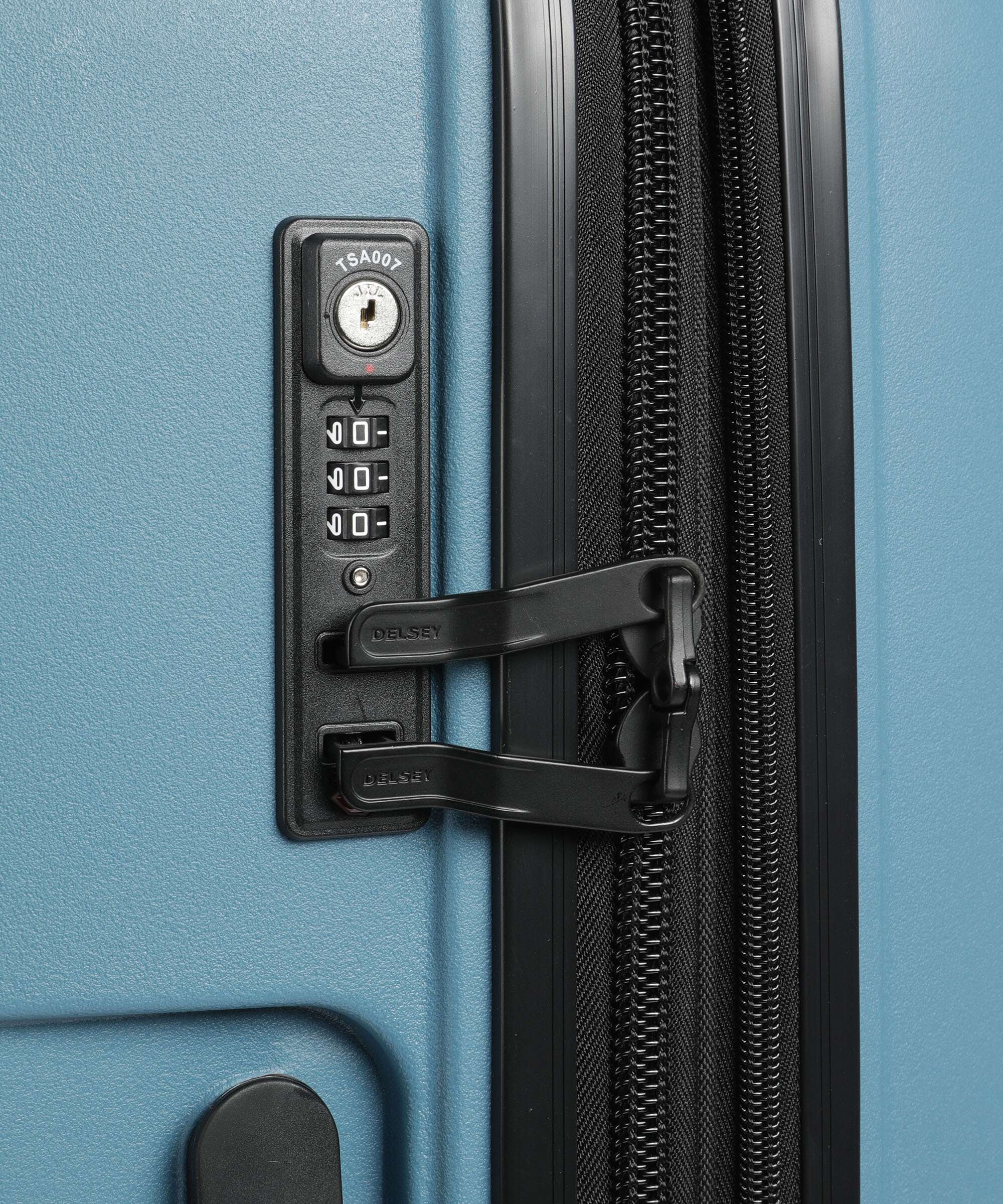 Delsey Paris Belmont Plus Trolley (4 wielen) zink blau - Image 3