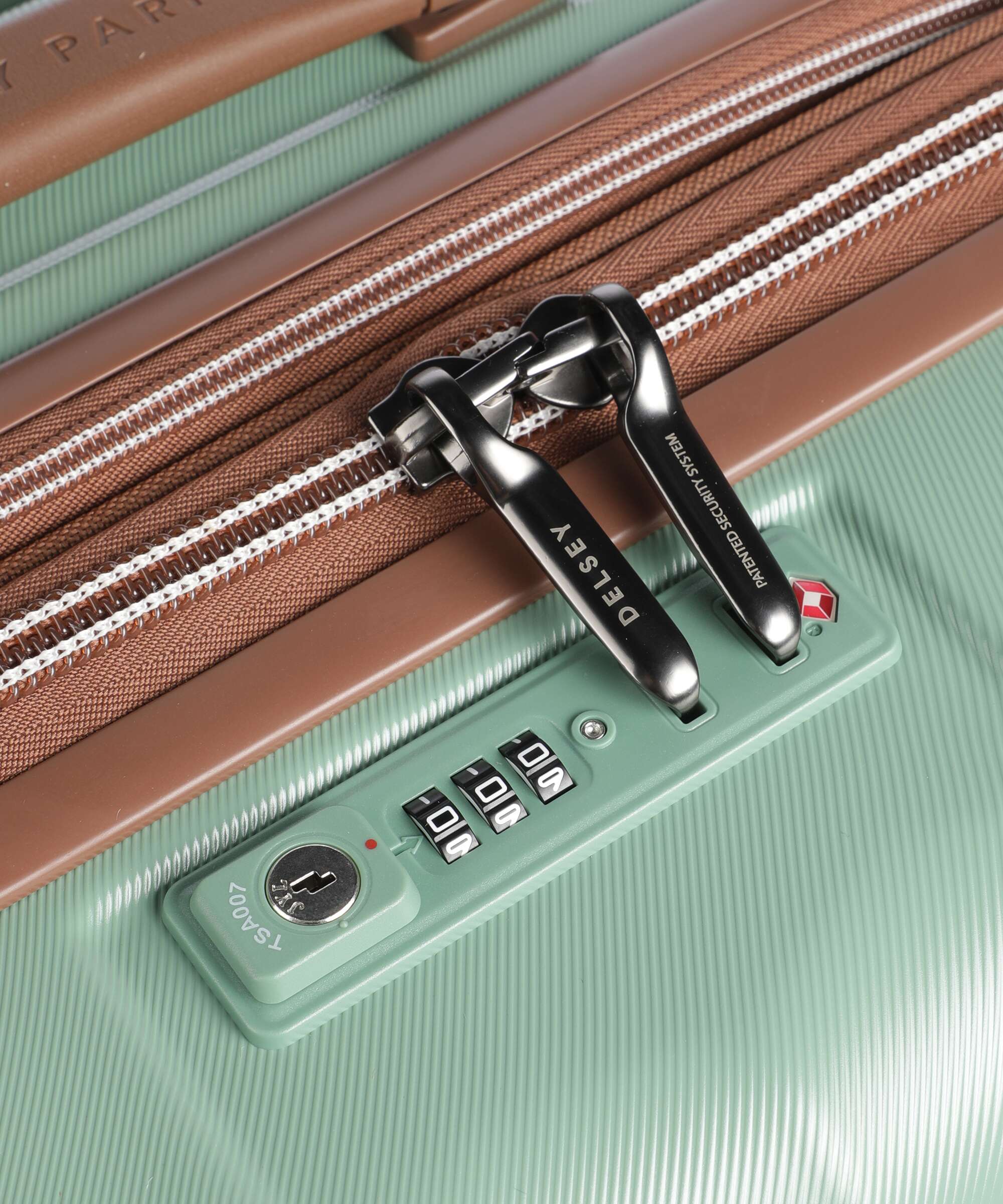 Delsey Paris Carrousel 2 Trolley (4 wielen) sage green - Image 3